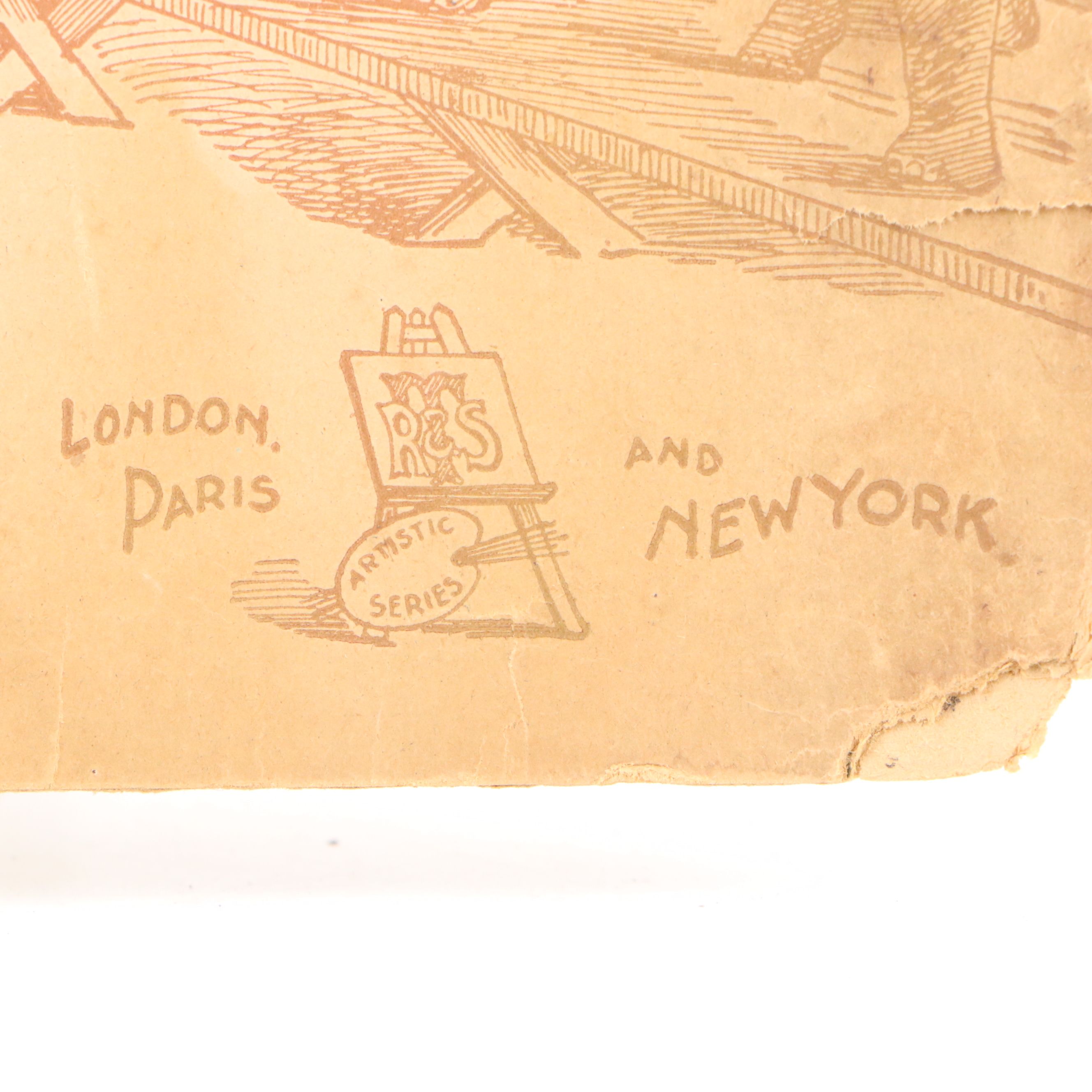 Raphael Tuck & Sons "Noah's Ark Animals" Paper Doll Toy, Early 20th Century