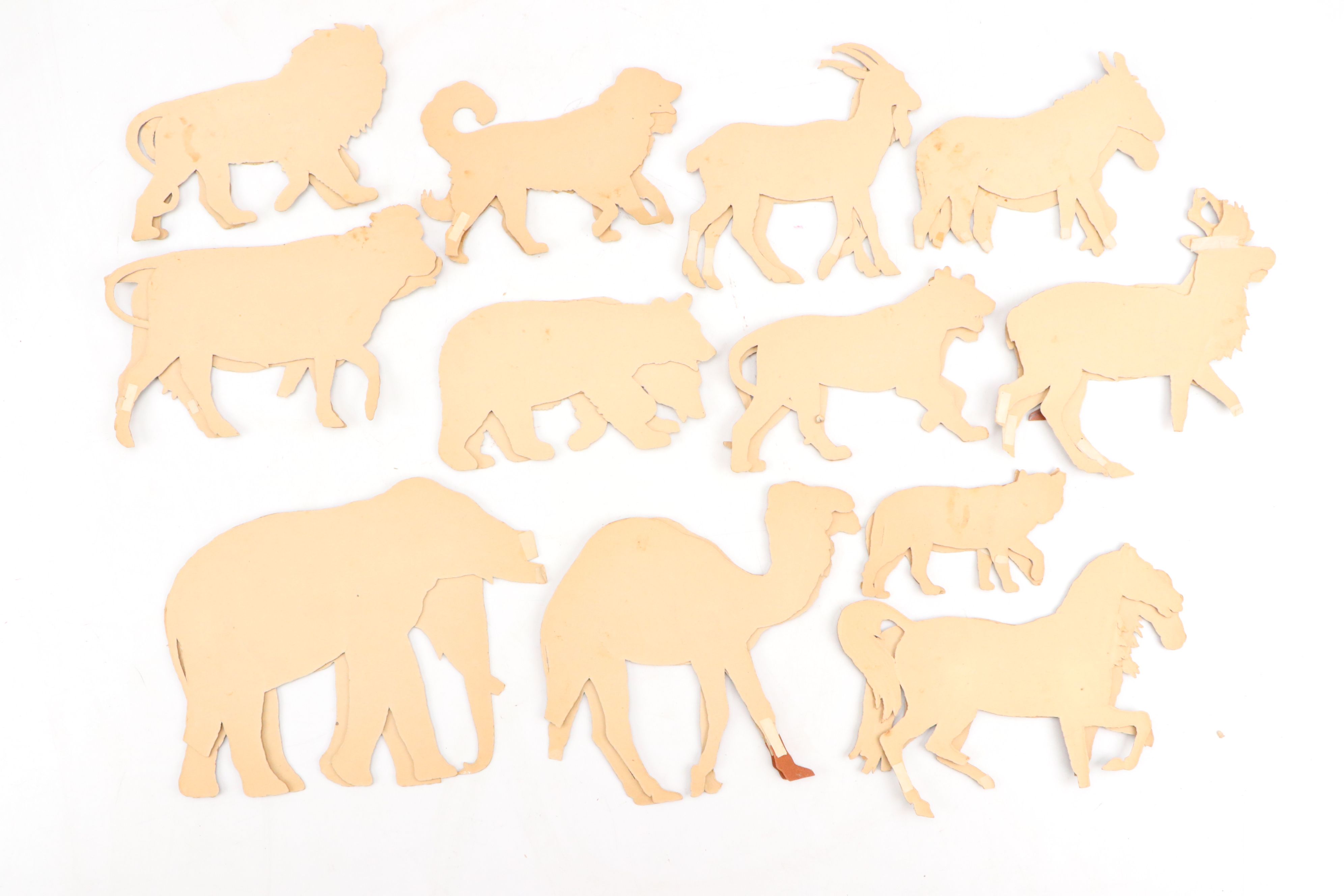 Raphael Tuck & Sons "Noah's Ark Animals" Paper Doll Toy, Early 20th Century