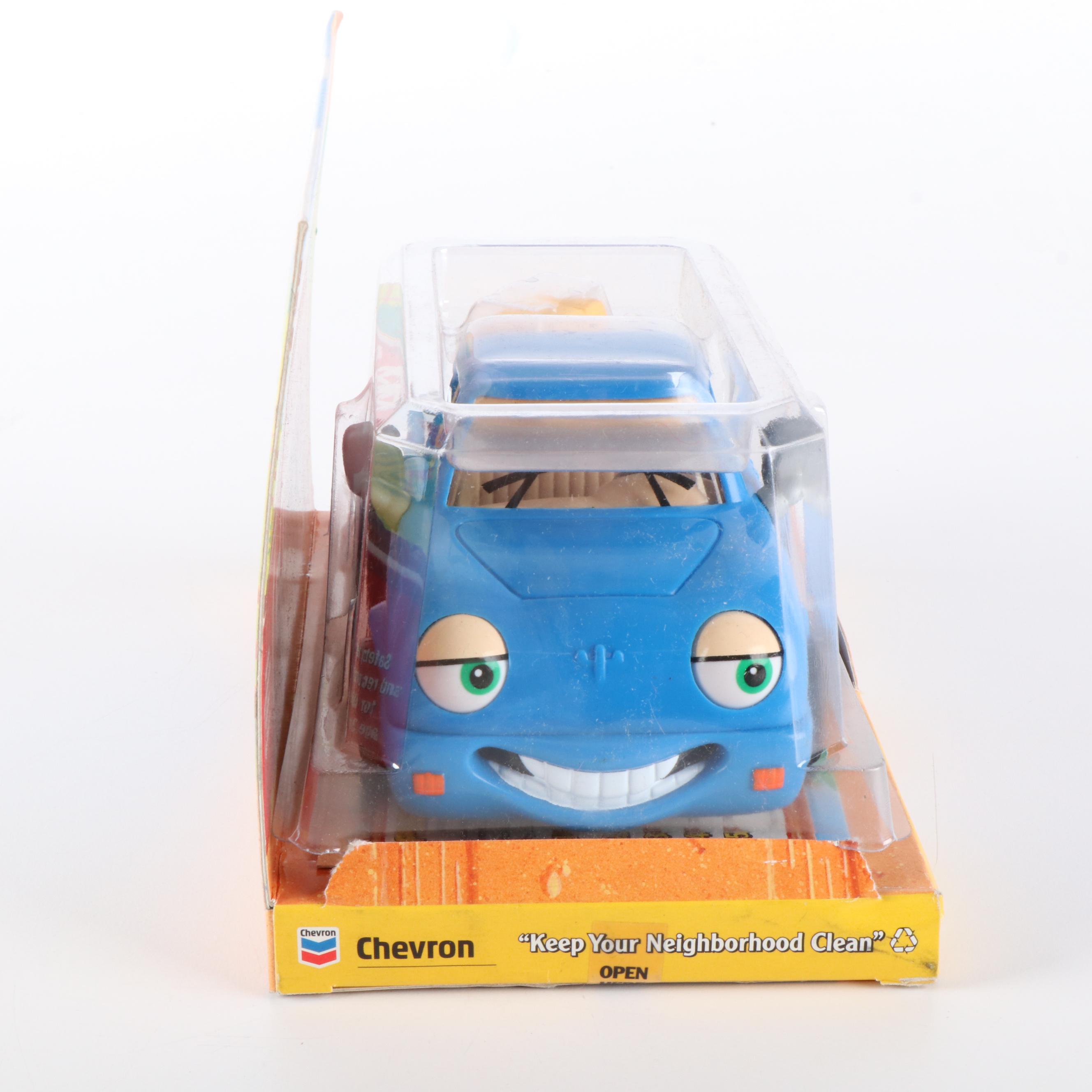 Toy Chevron Cars "Pete Pick-up", "Patty Patrol" and "Tyler Taxi"