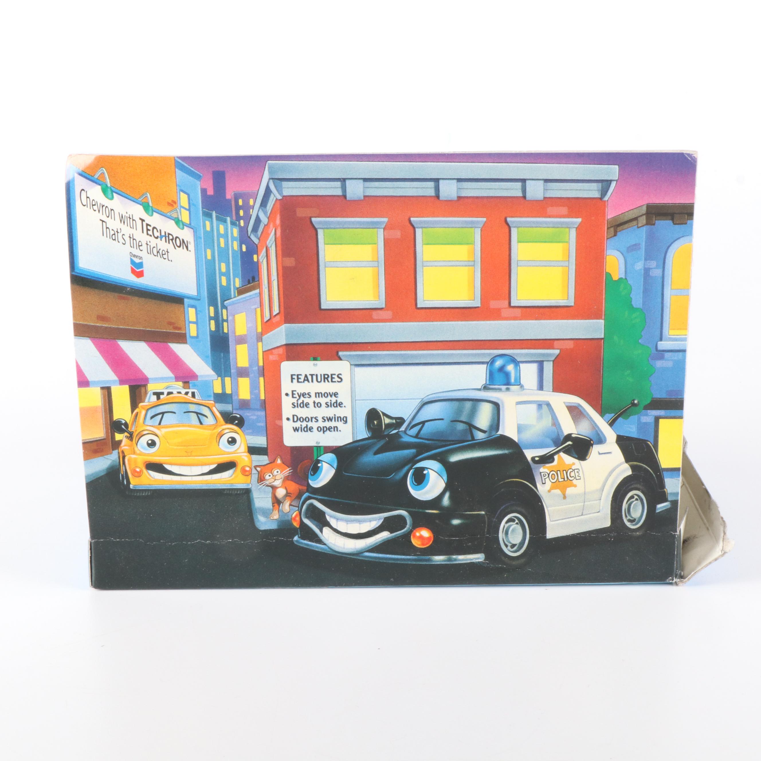 Toy Chevron Cars "Pete Pick-up", "Patty Patrol" and "Tyler Taxi"