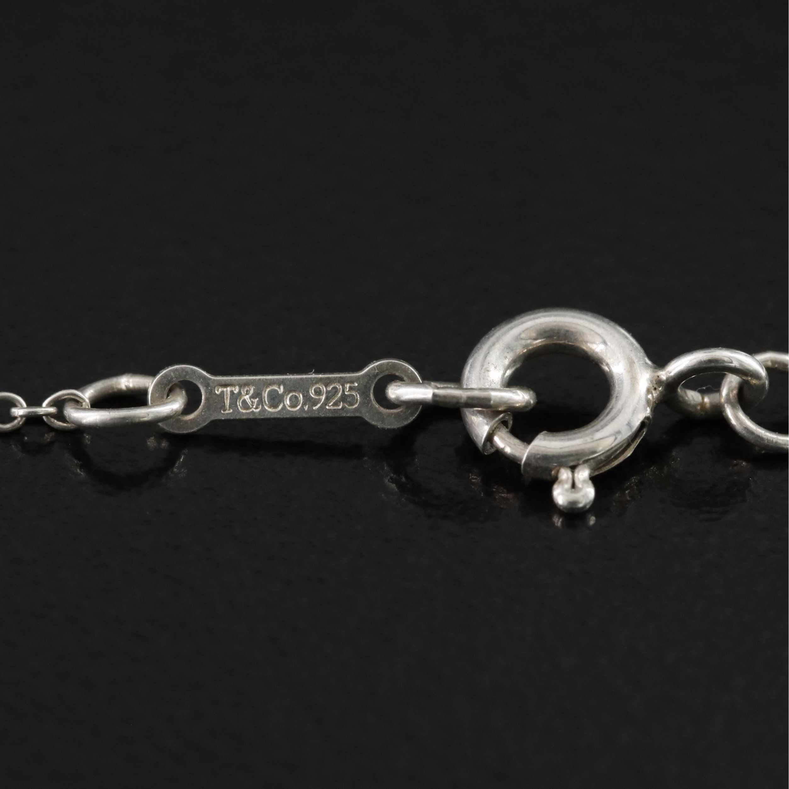 Paloma Picasso for Tiffany & Co. Crown of Hearts Sterling and Diamond Necklace