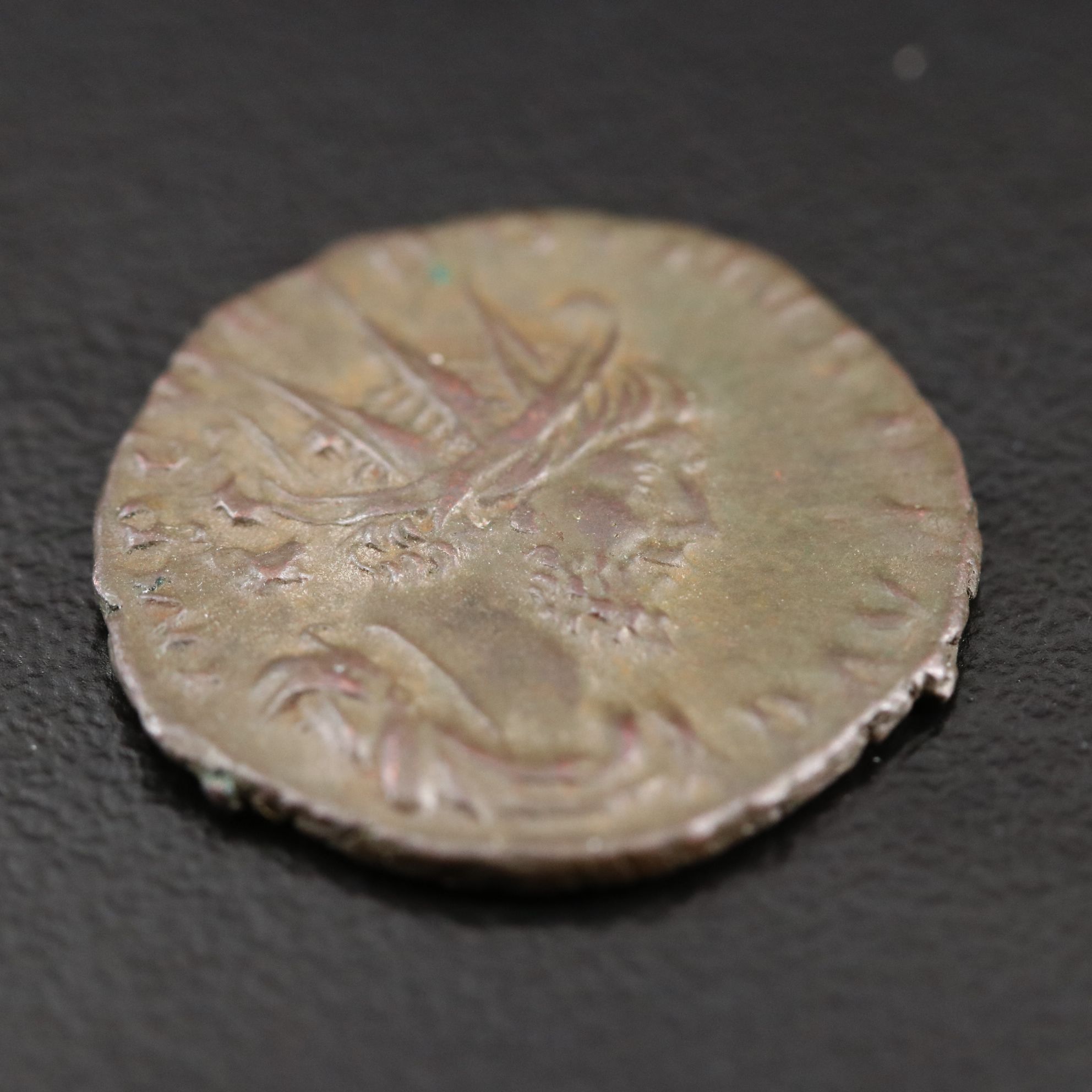 Ancient Roman Imperial Æ Antoninianus Coin of Victorinus, ca. 268 A.D.