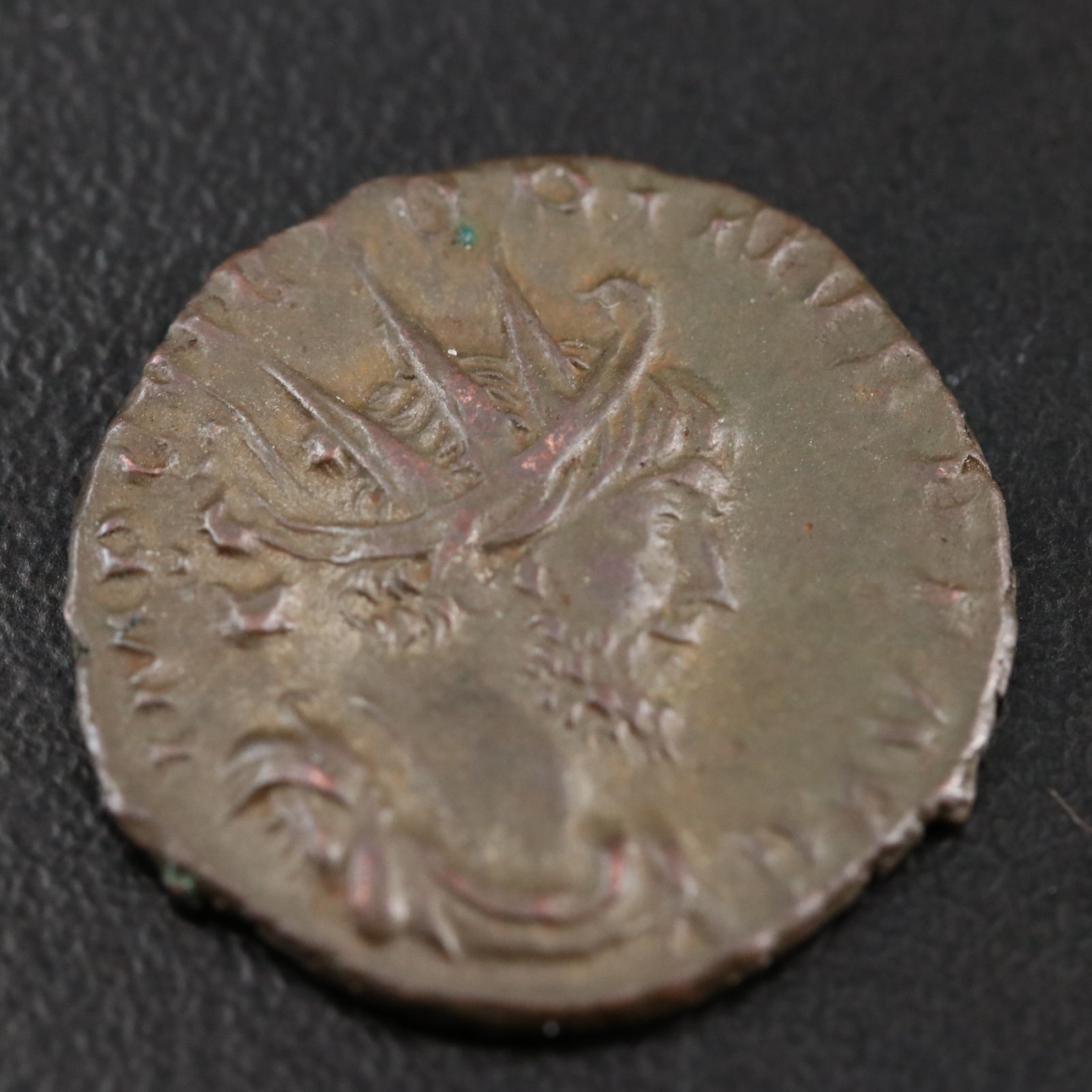 Ancient Roman Imperial Æ Antoninianus Coin of Victorinus, ca. 268 A.D.