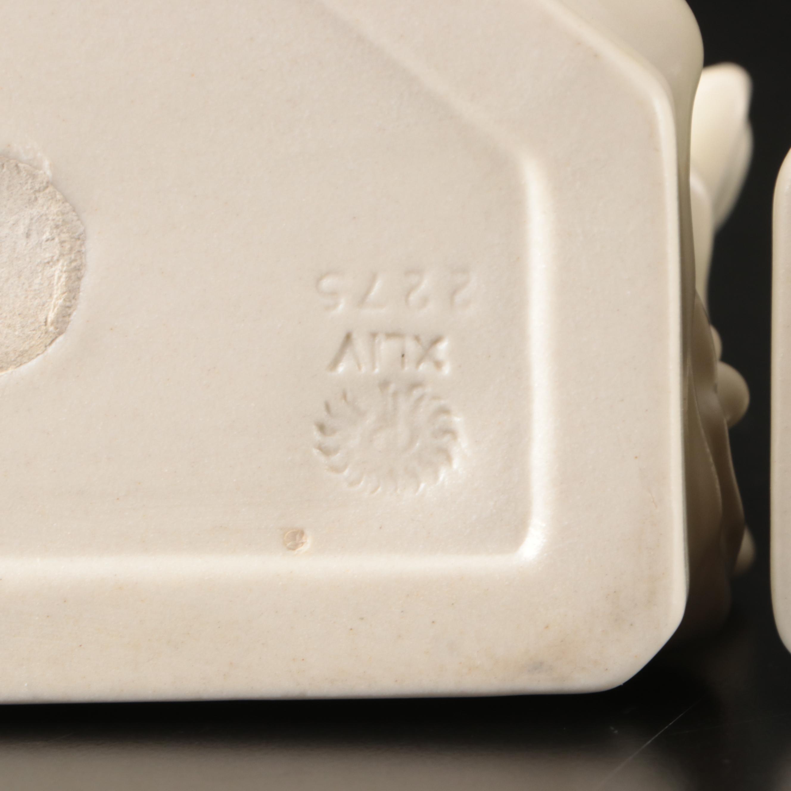 Rookwood Pottery Raven Bookends, 1944