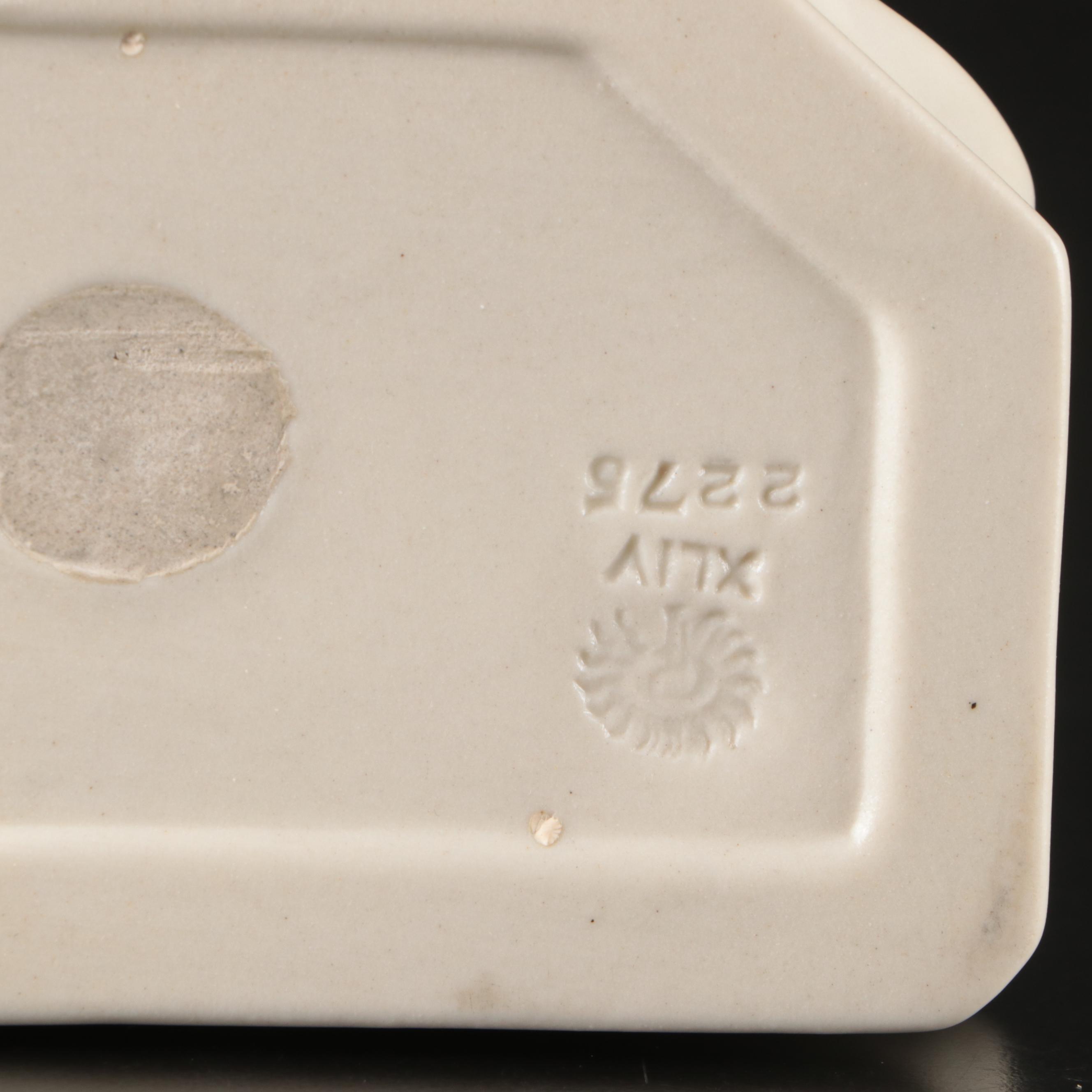 Rookwood Pottery Raven Bookends, 1944