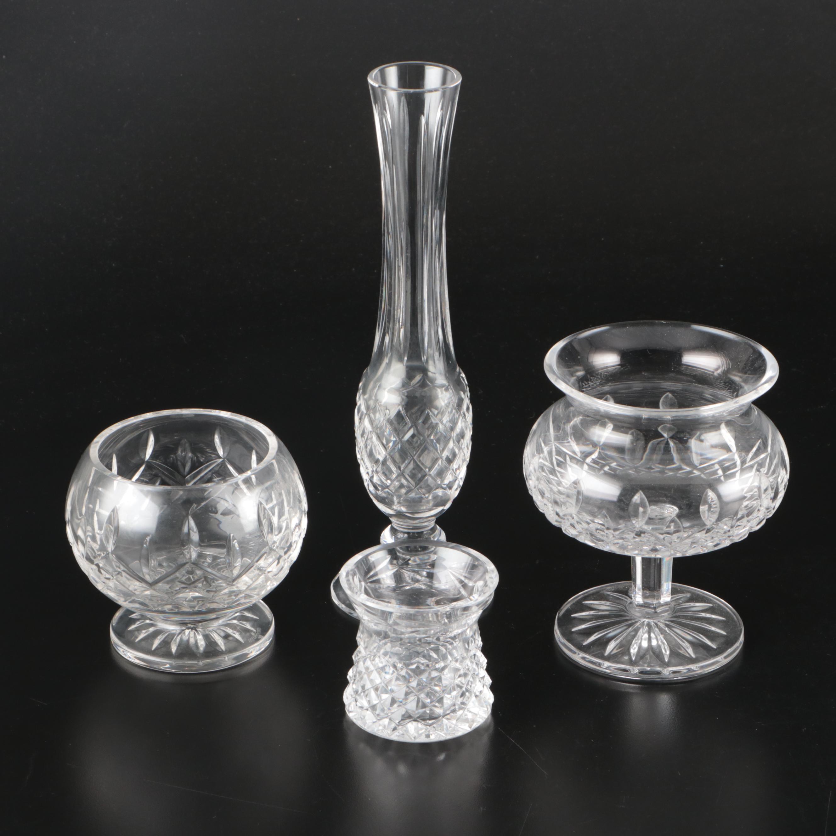 Waterford "Lismore" and "Glandore" Crystal Table Accessories