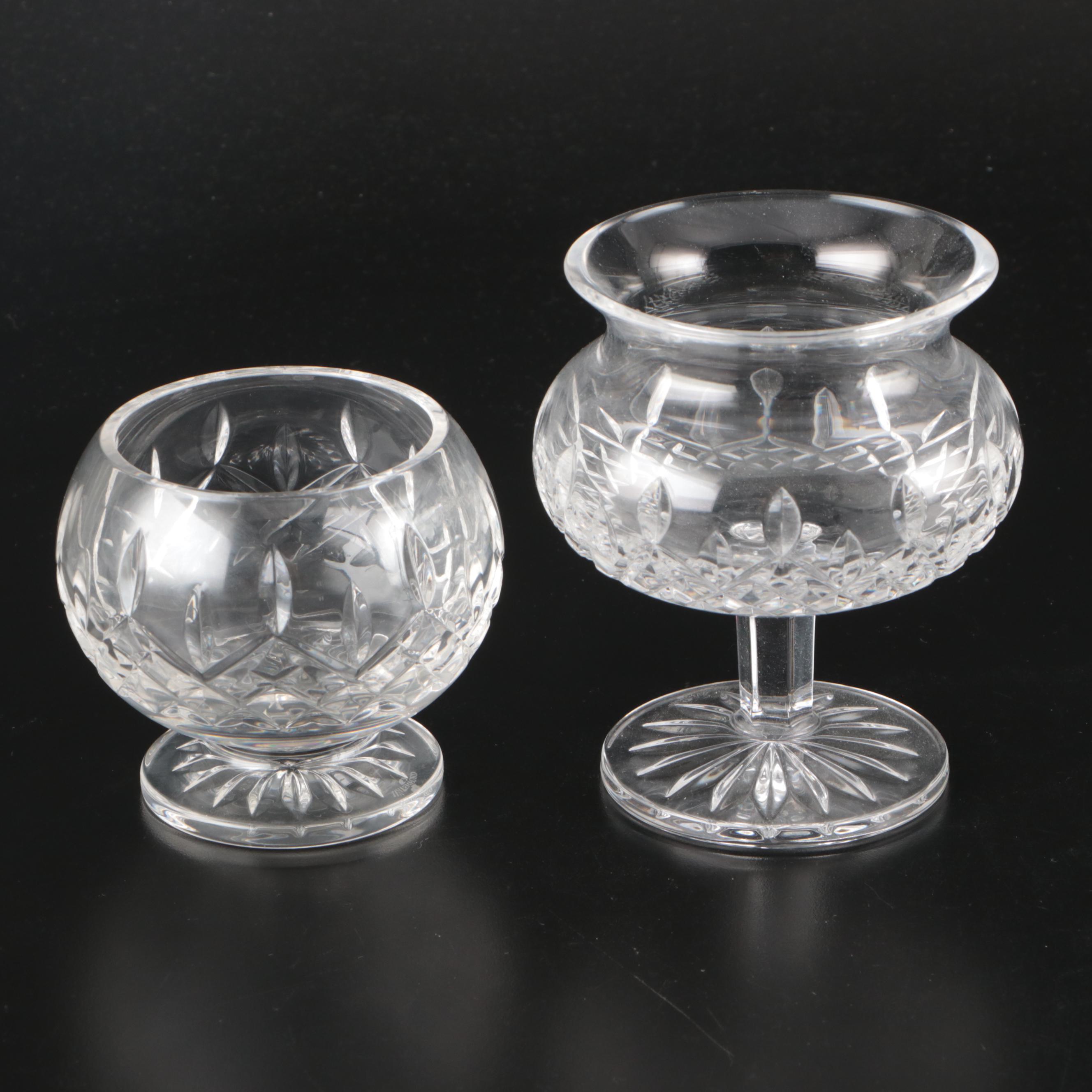 Waterford "Lismore" and "Glandore" Crystal Table Accessories