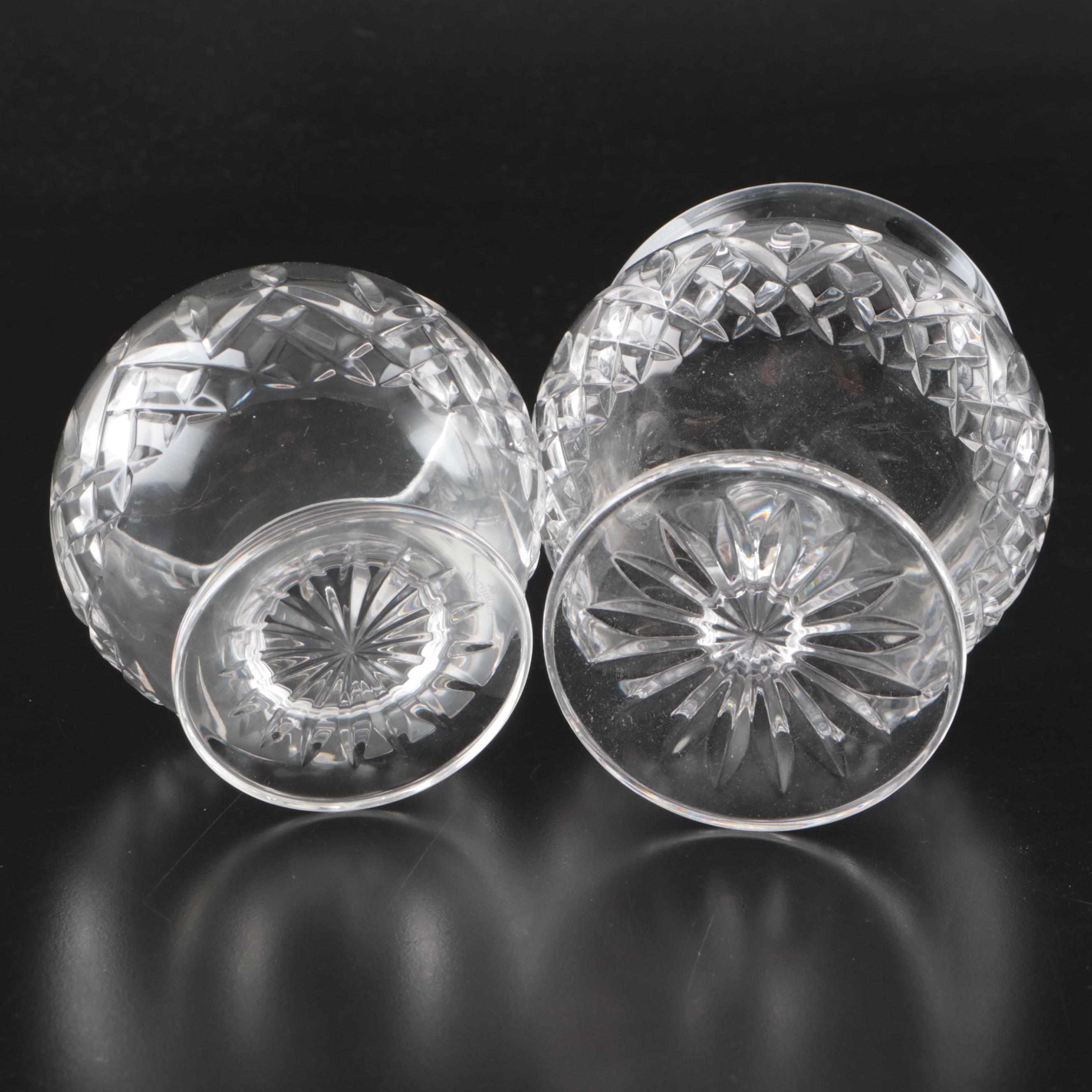 Waterford "Lismore" and "Glandore" Crystal Table Accessories