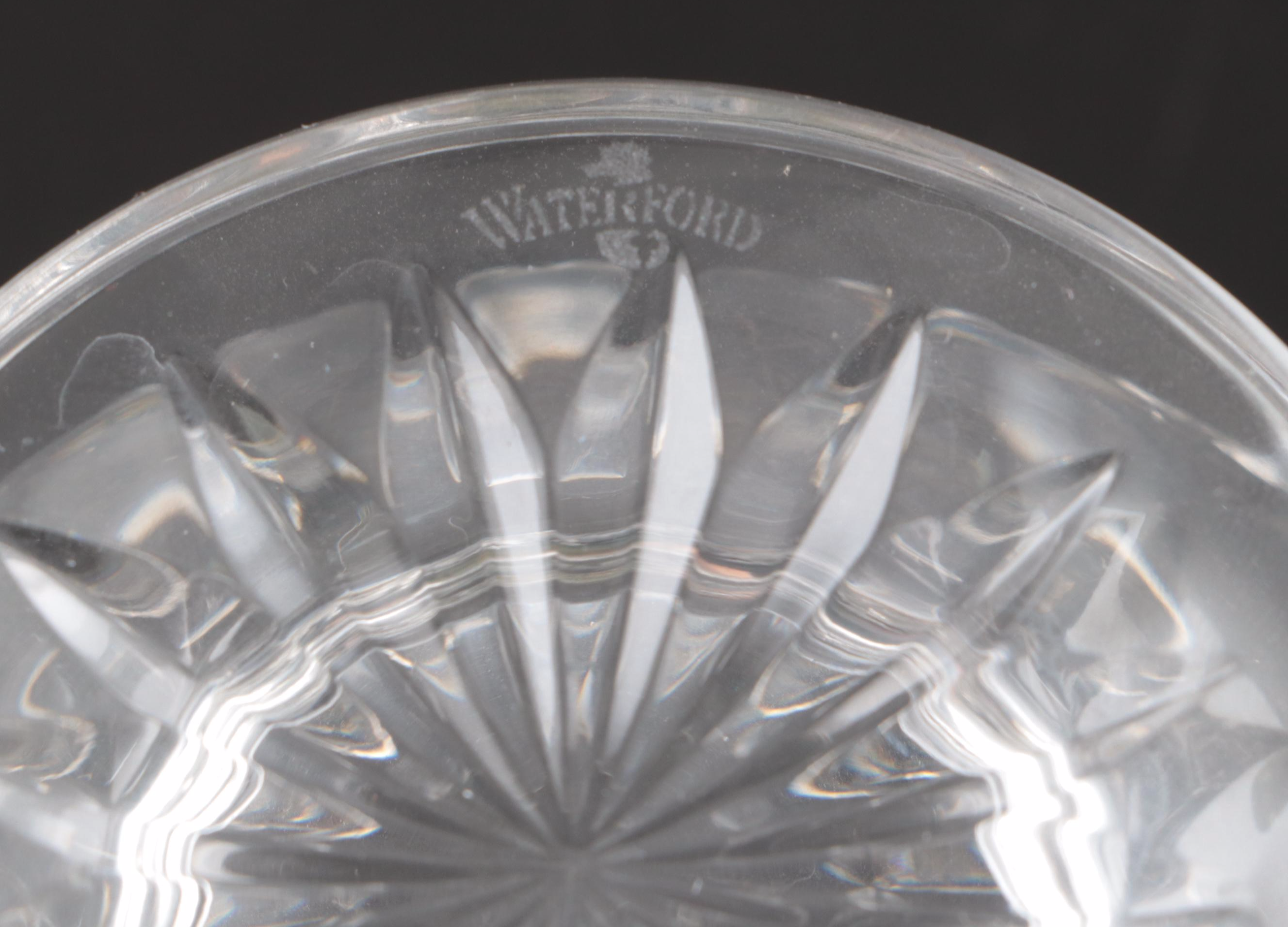 Waterford "Lismore" and "Glandore" Crystal Table Accessories
