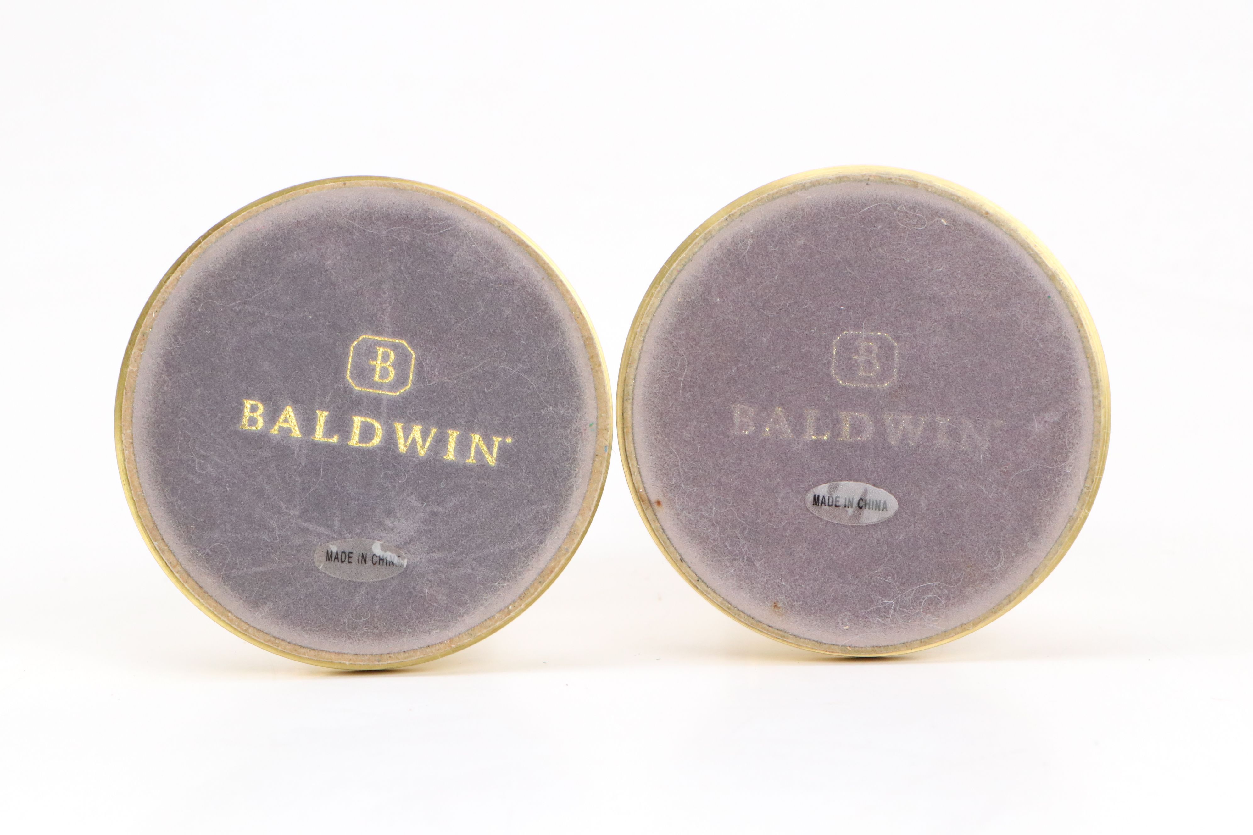 Baldwin Federal Style Solid Brass Candlesticks