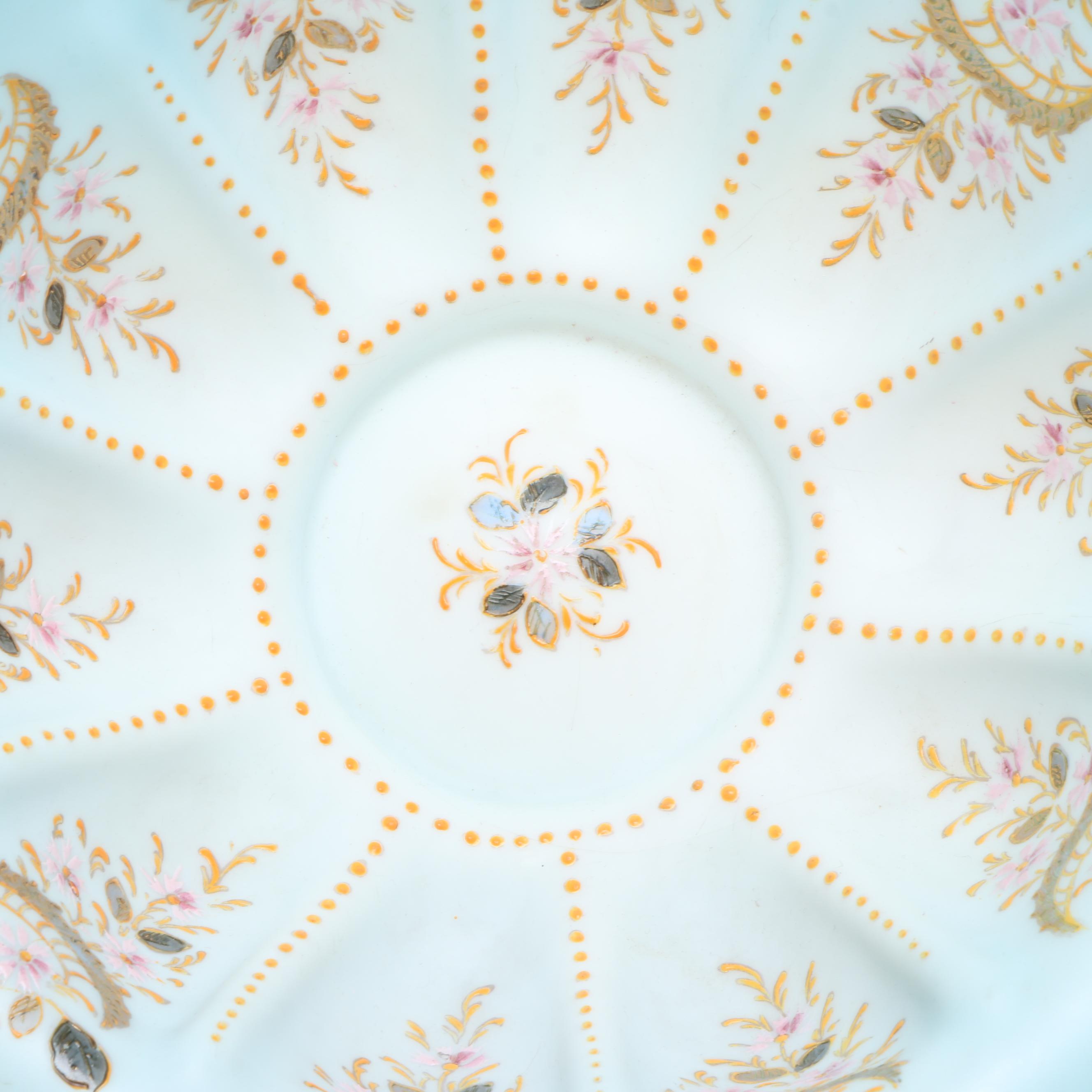 Satin Glass Ruffle Bowl