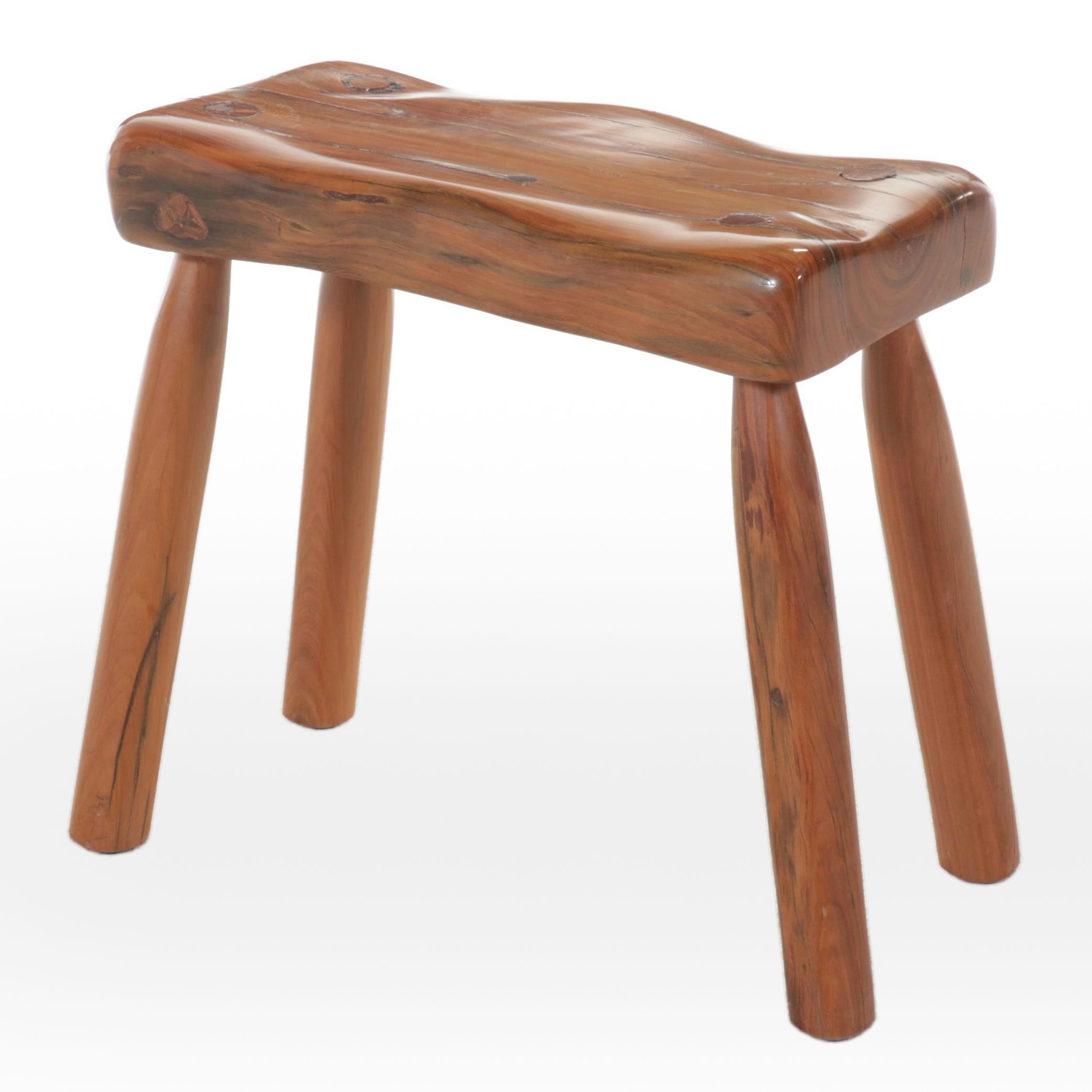 Primitive Style Wooden Stool