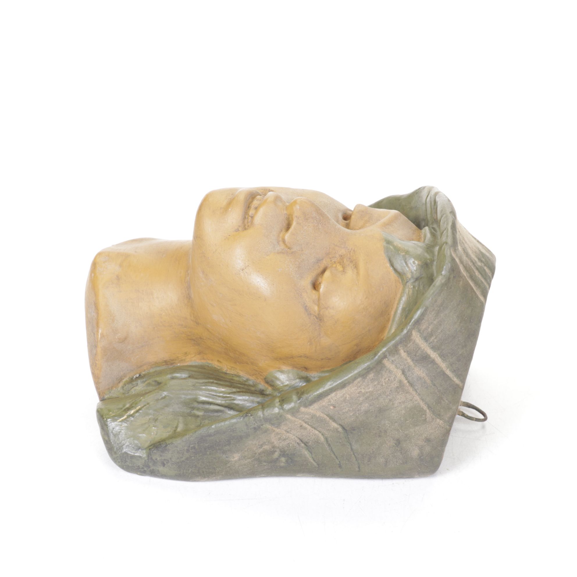 Chalkware Match Holder & Wall Decor