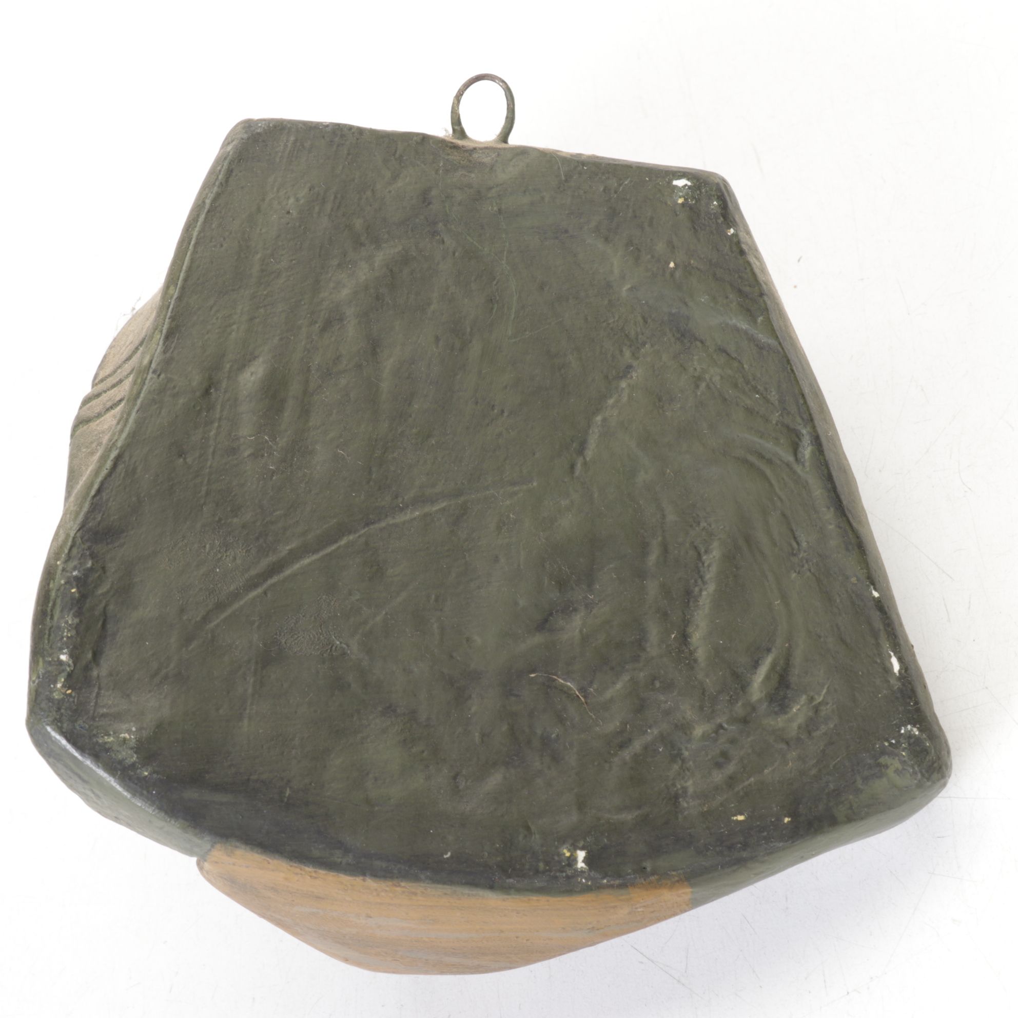 Chalkware Match Holder & Wall Decor