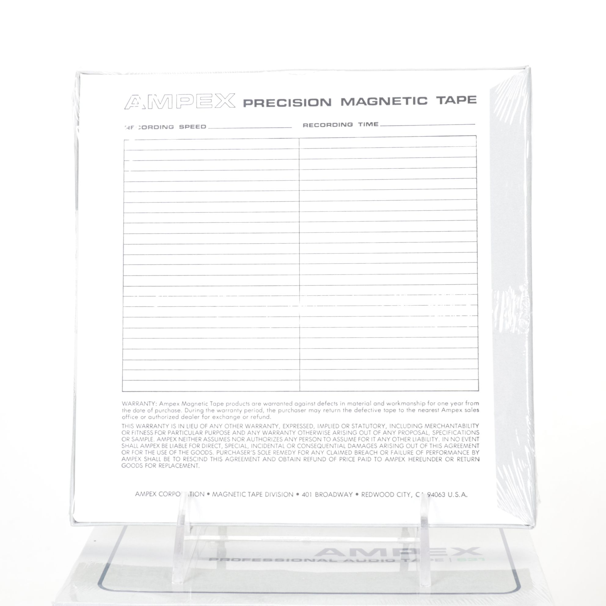 Ampex 631 Blank 1.5mm Reel to Reel Tapes