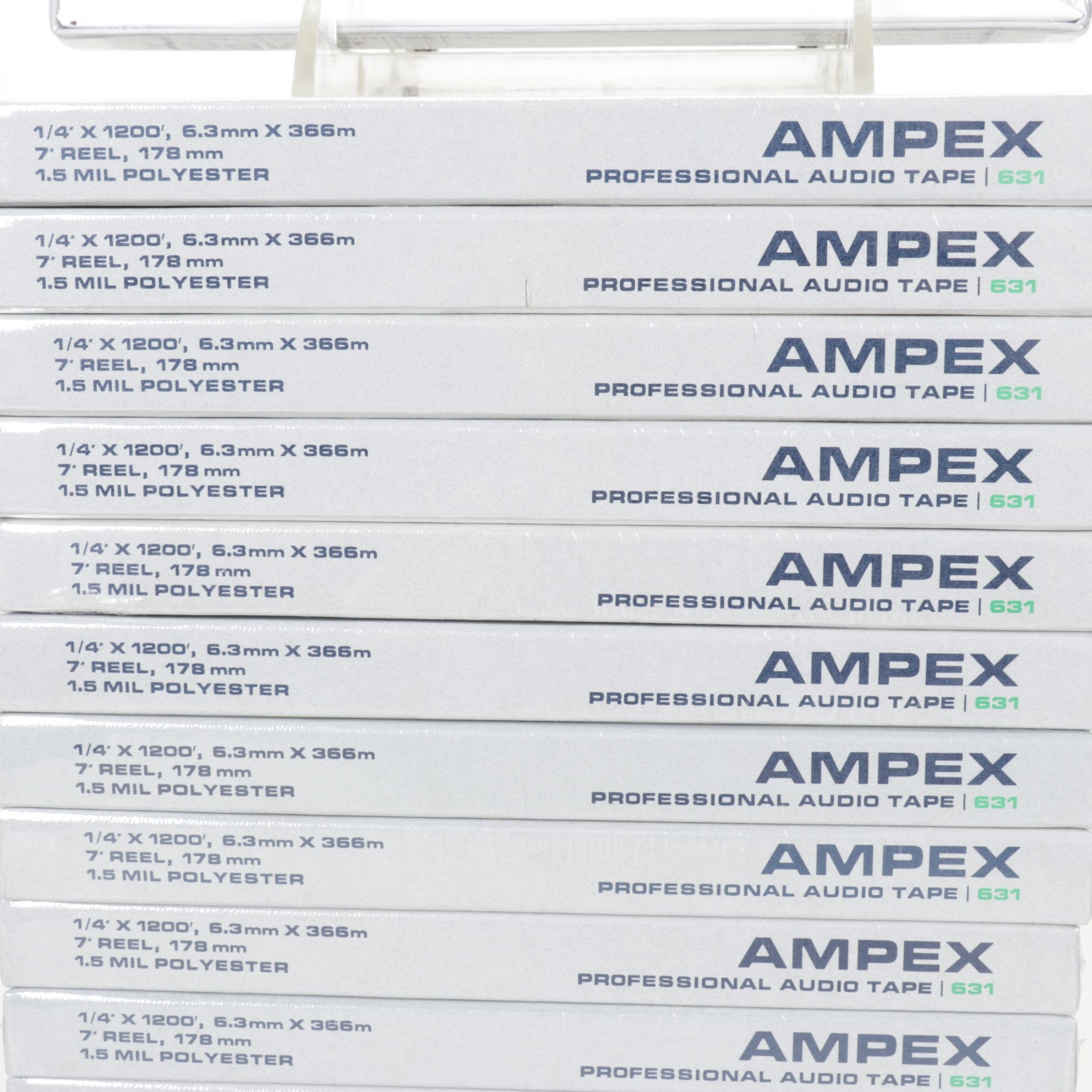 Ampex 631 Blank 1.5mm Reel to Reel Tapes