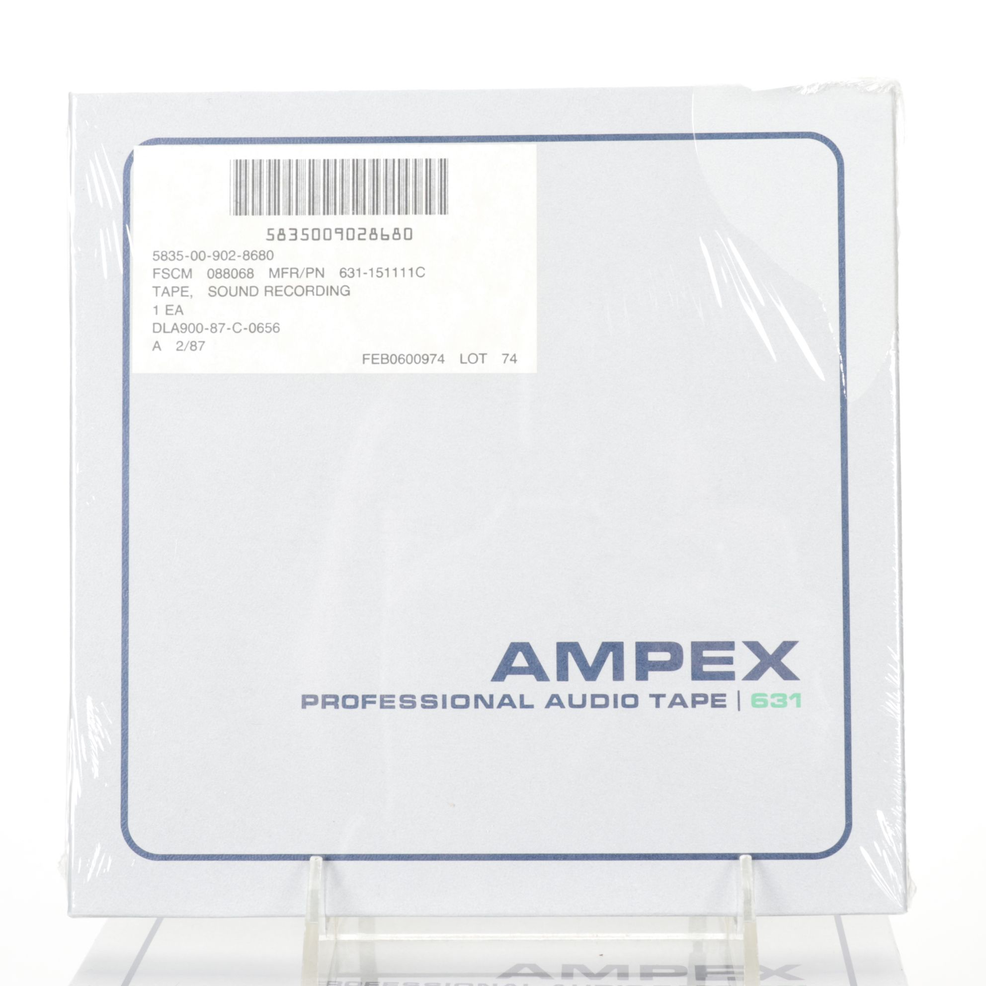 Ampex 631 Blank 1.5mm Reel to Reel Tapes