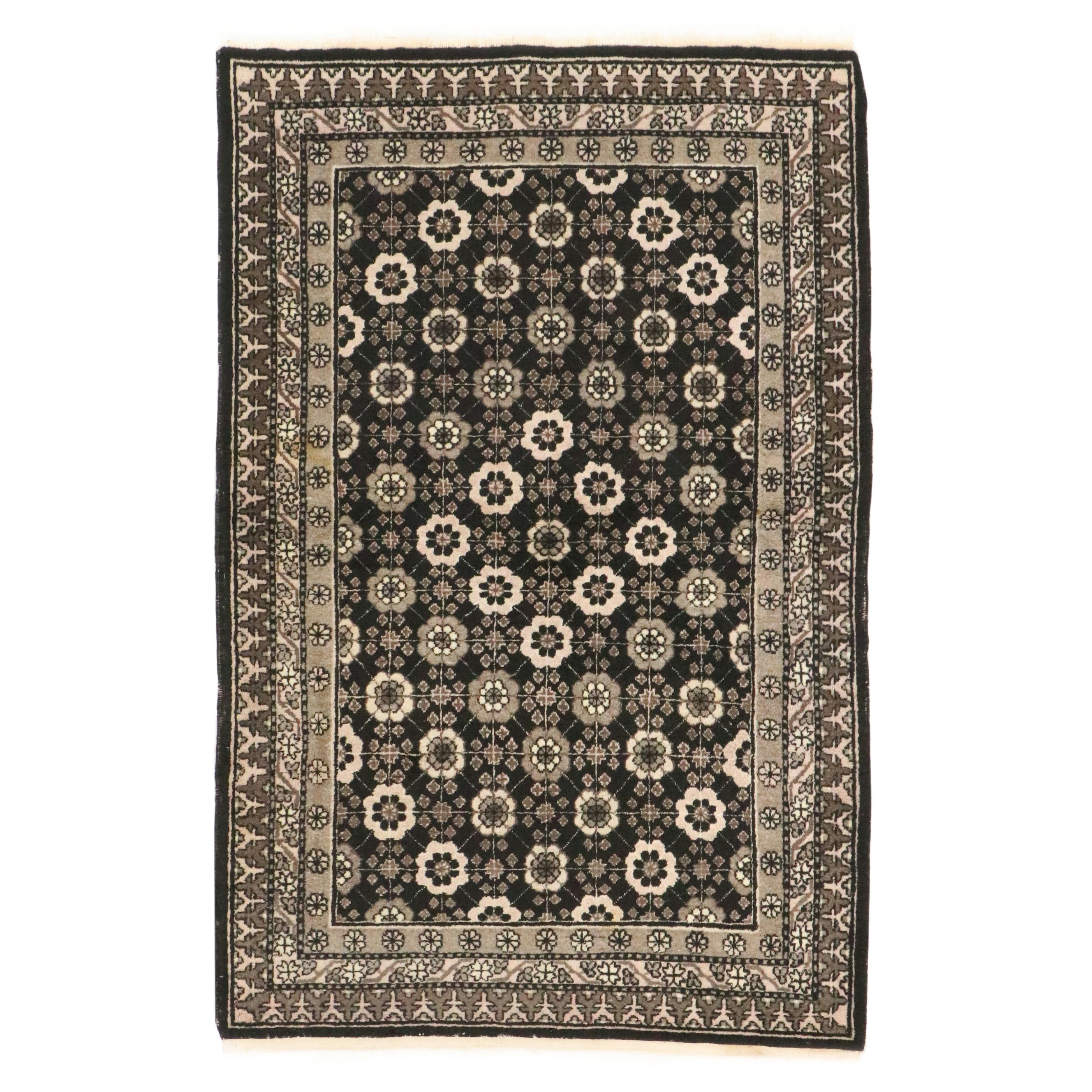 3'10 x 5'11 Hand-Knotted Afghan Tribal Area Rug