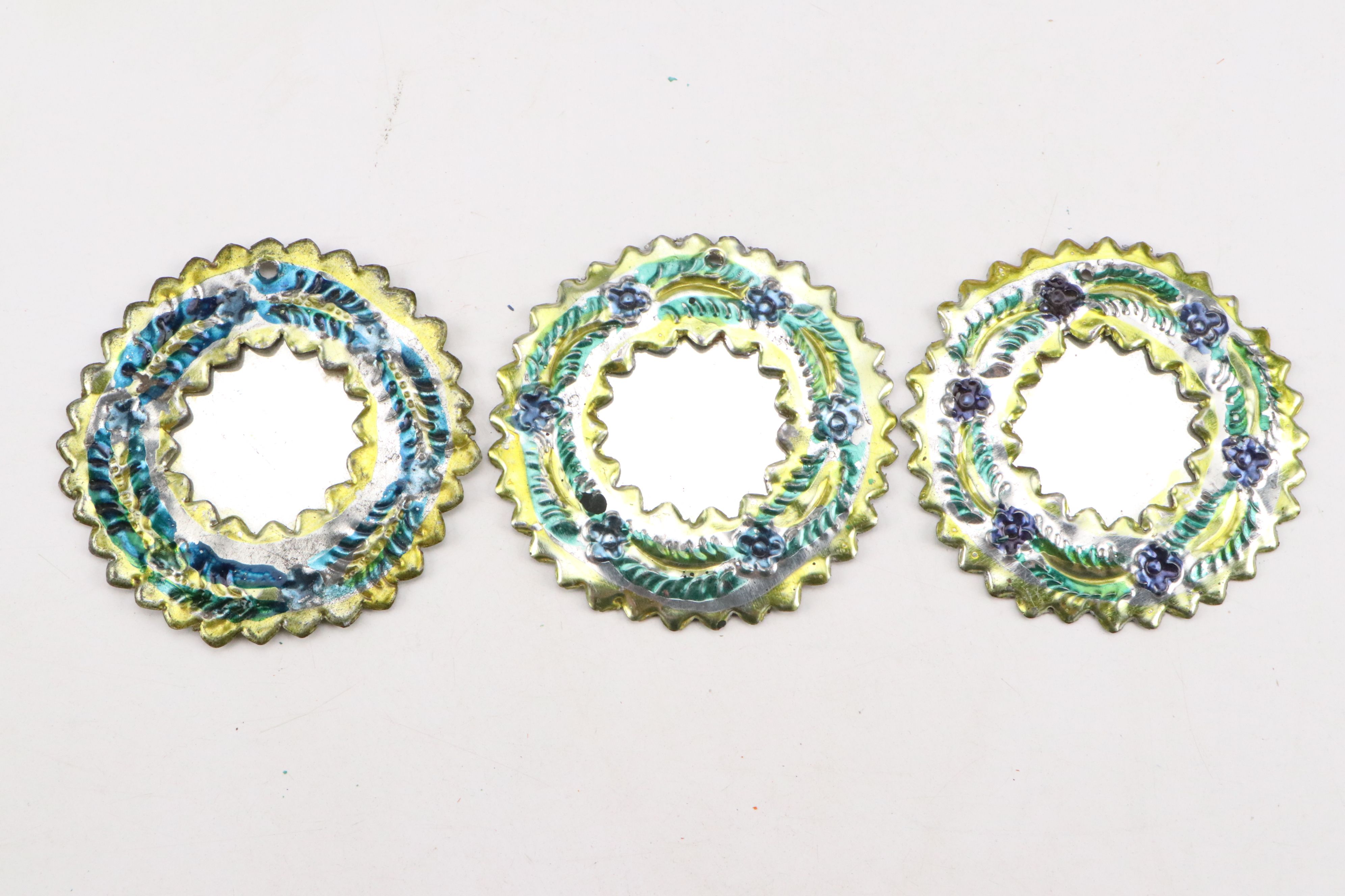 Victorian Style Feather Tree with German Zinnfigur and Other Holiday Decor