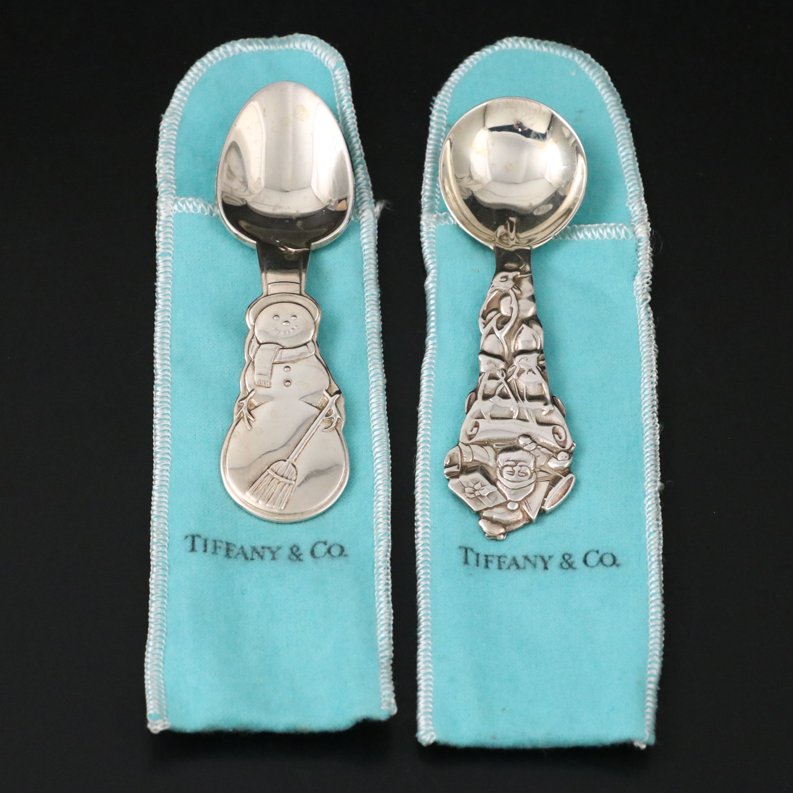 Tiffany & Co. Sterling Silver Baby Spoons, Late 20th C.