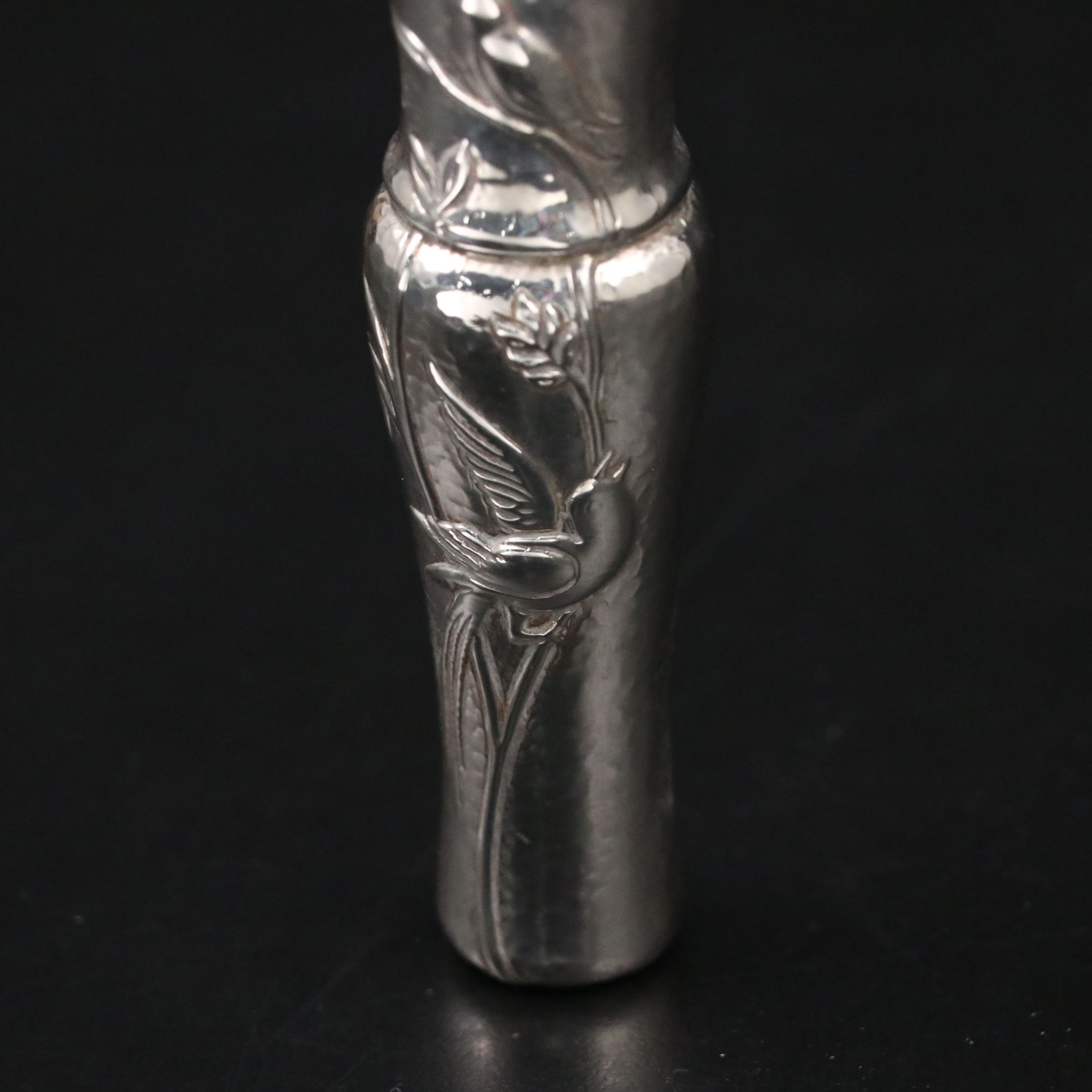 Tiffany & Co. "Audubon" Coin Silver Perfume Bottle, Early 21st Century