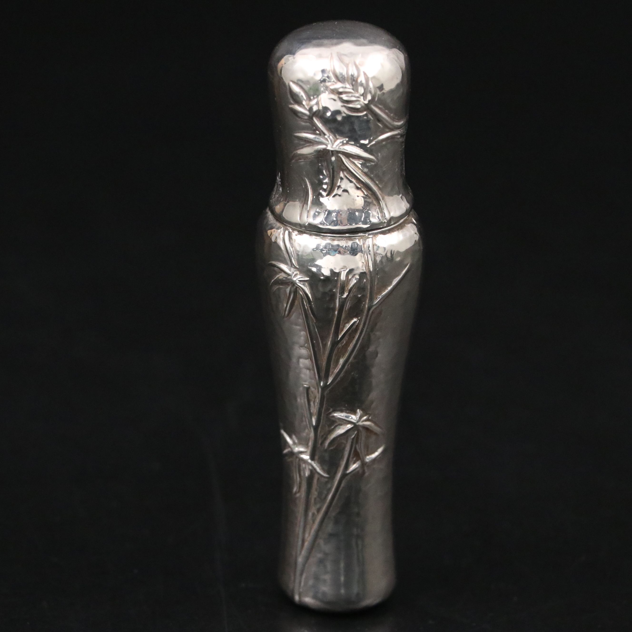 Tiffany & Co. "Audubon" Coin Silver Perfume Bottle, Early 21st Century