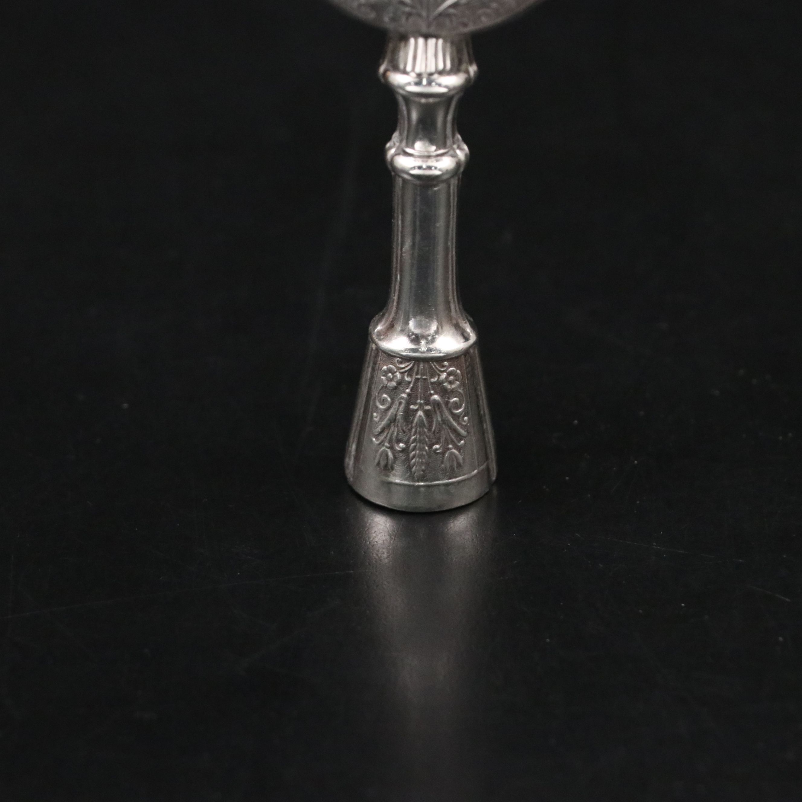 Victorian Gorham Sterling Silver Repoussé Baby Rattle