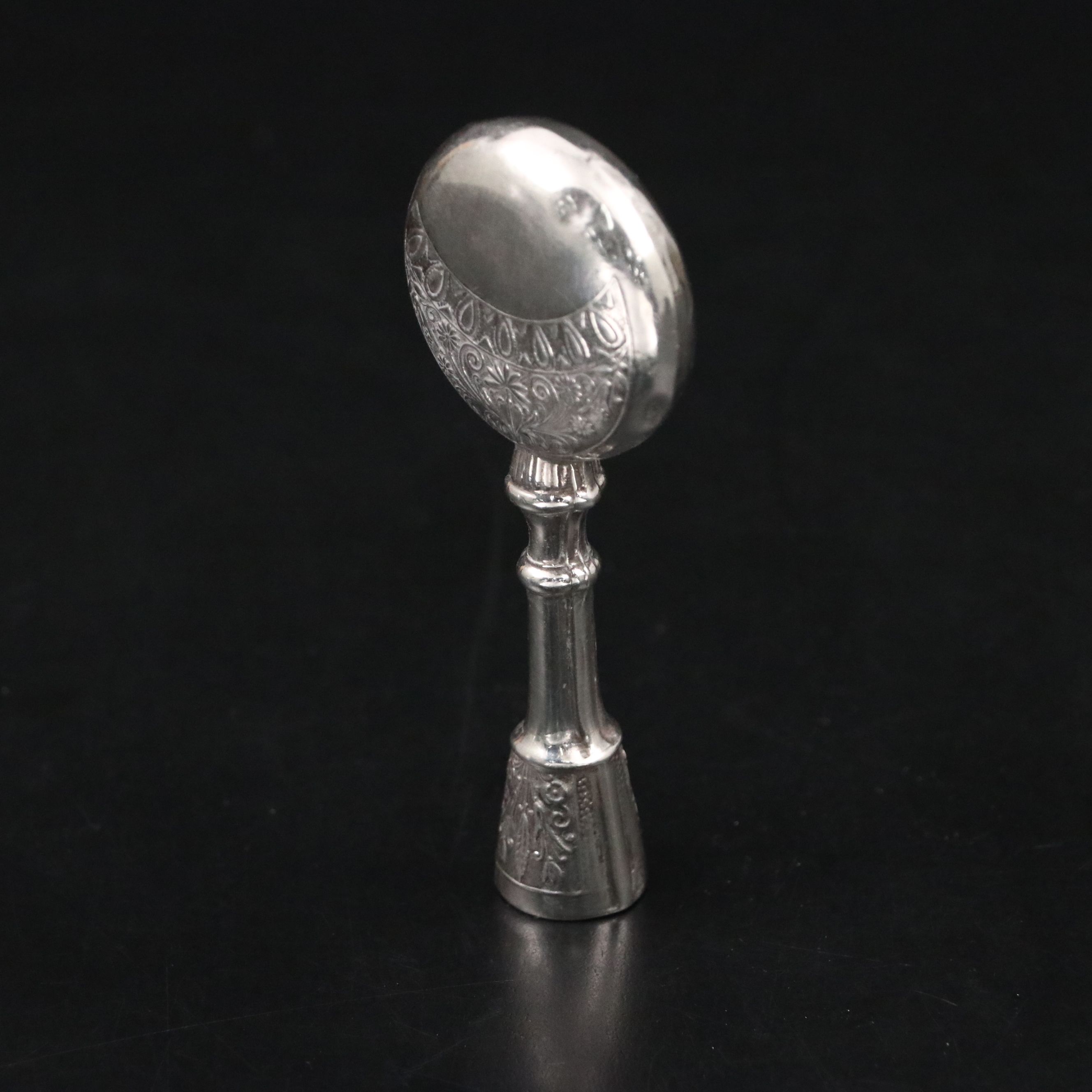 Victorian Gorham Sterling Silver Repoussé Baby Rattle