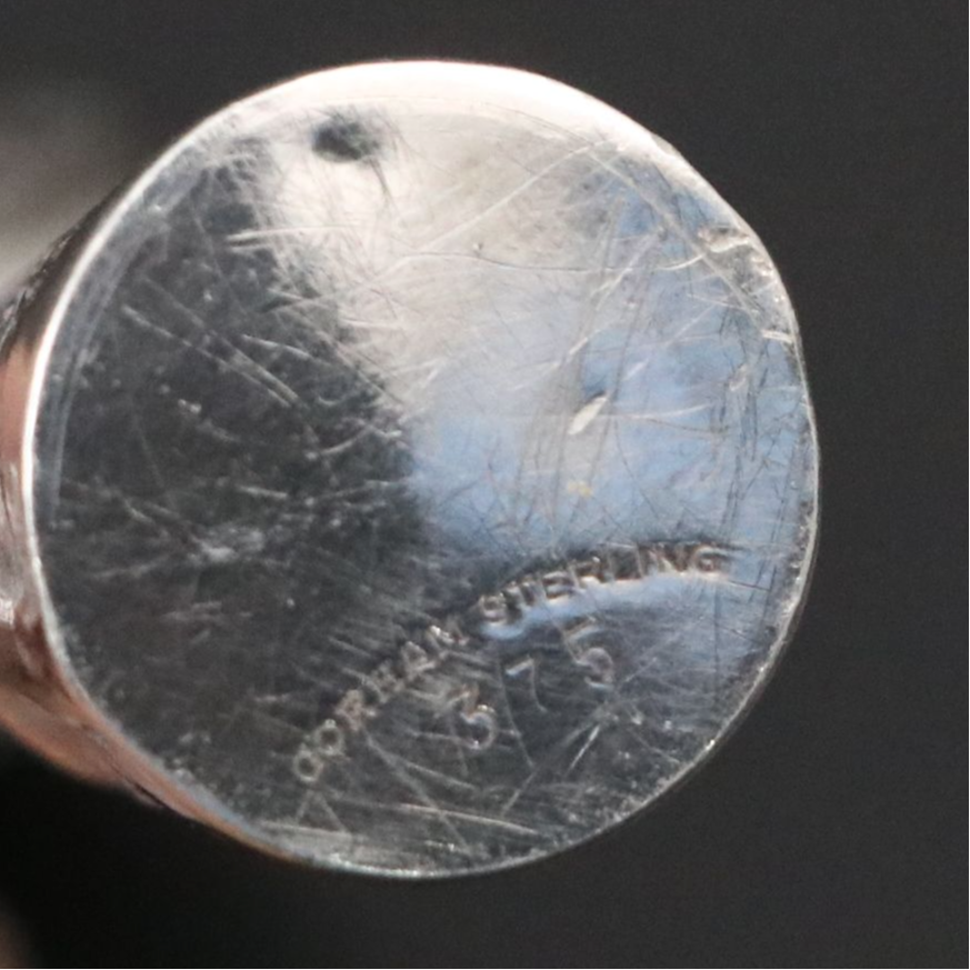 Victorian Gorham Sterling Silver Repoussé Baby Rattle