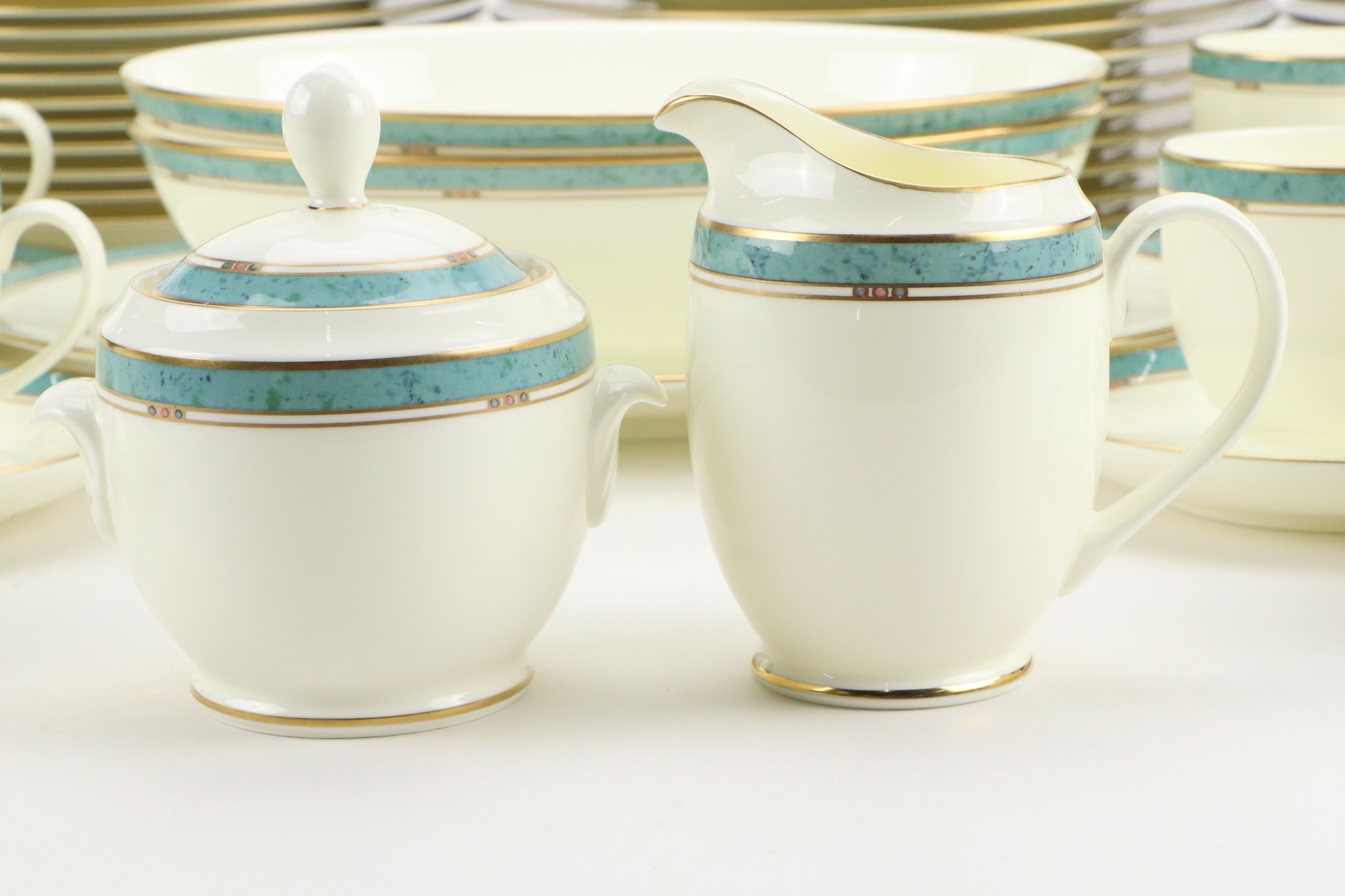 Pfaltzgraff Bone China "Patina" Dinnerware and Serving Pieces, 1991–1995