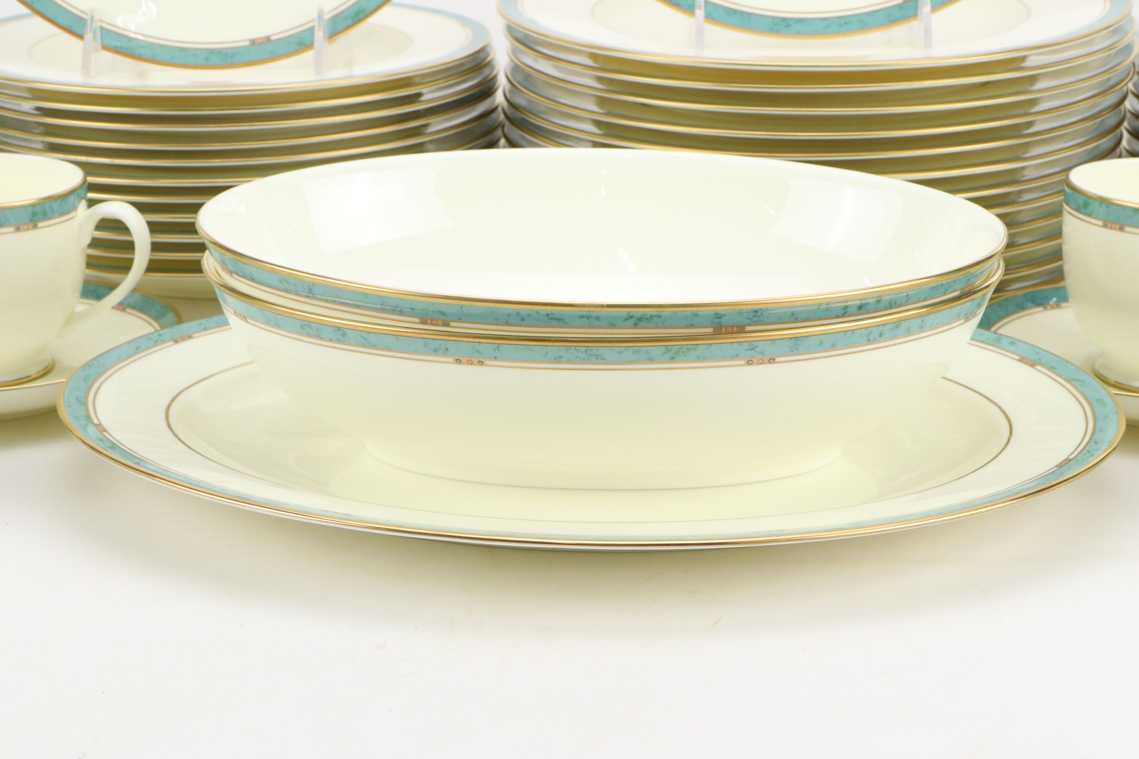 Pfaltzgraff Bone China "Patina" Dinnerware and Serving Pieces, 1991–1995