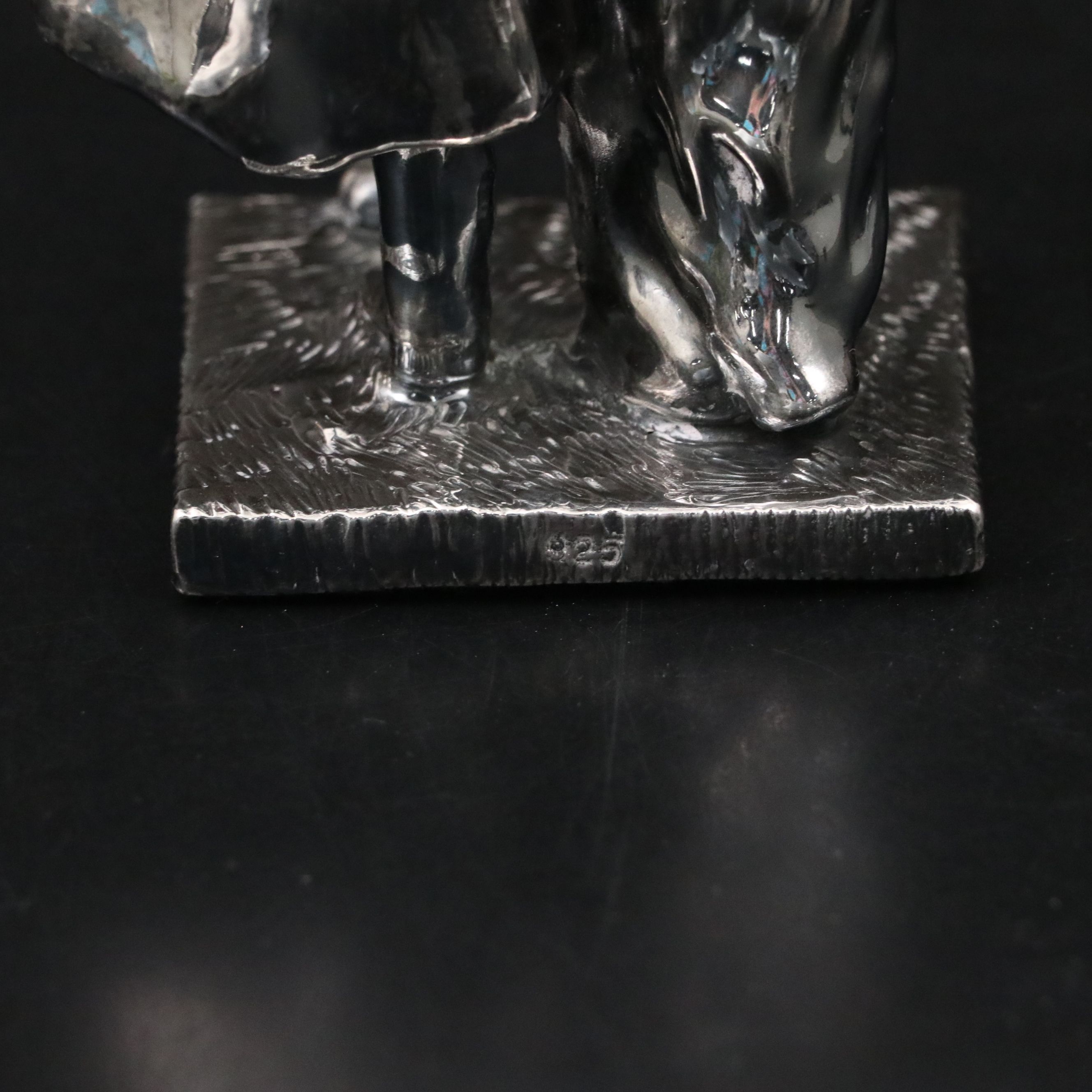 900 Silver Man and Woman Figurine