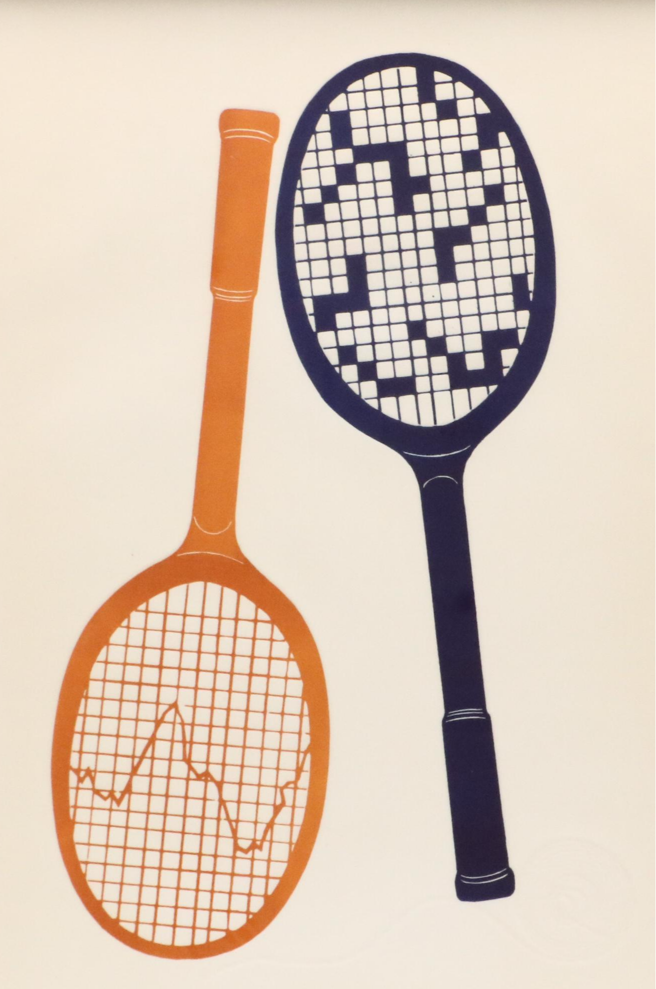 Jean Sariano Color Etching "Rackets"