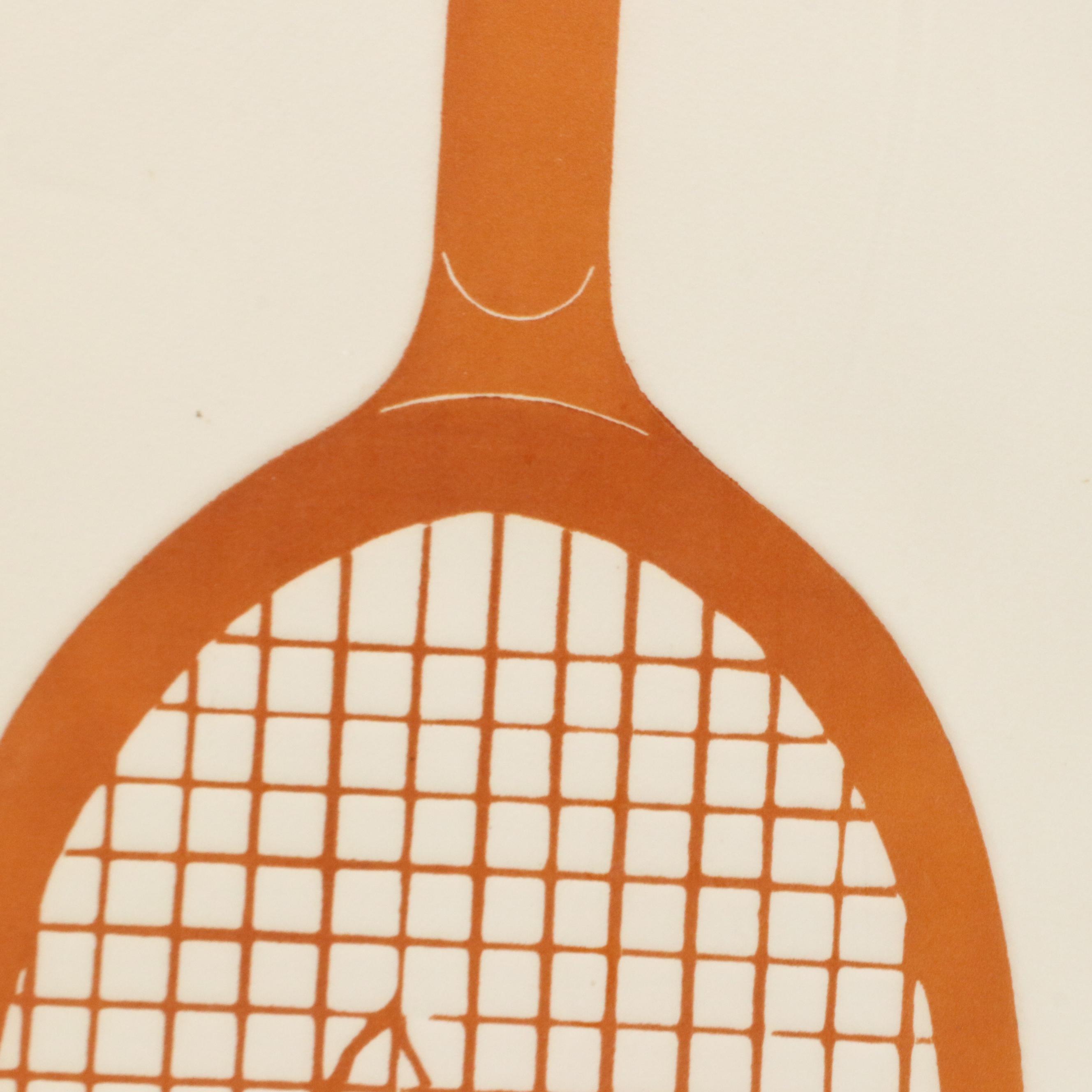 Jean Sariano Color Etching "Rackets"