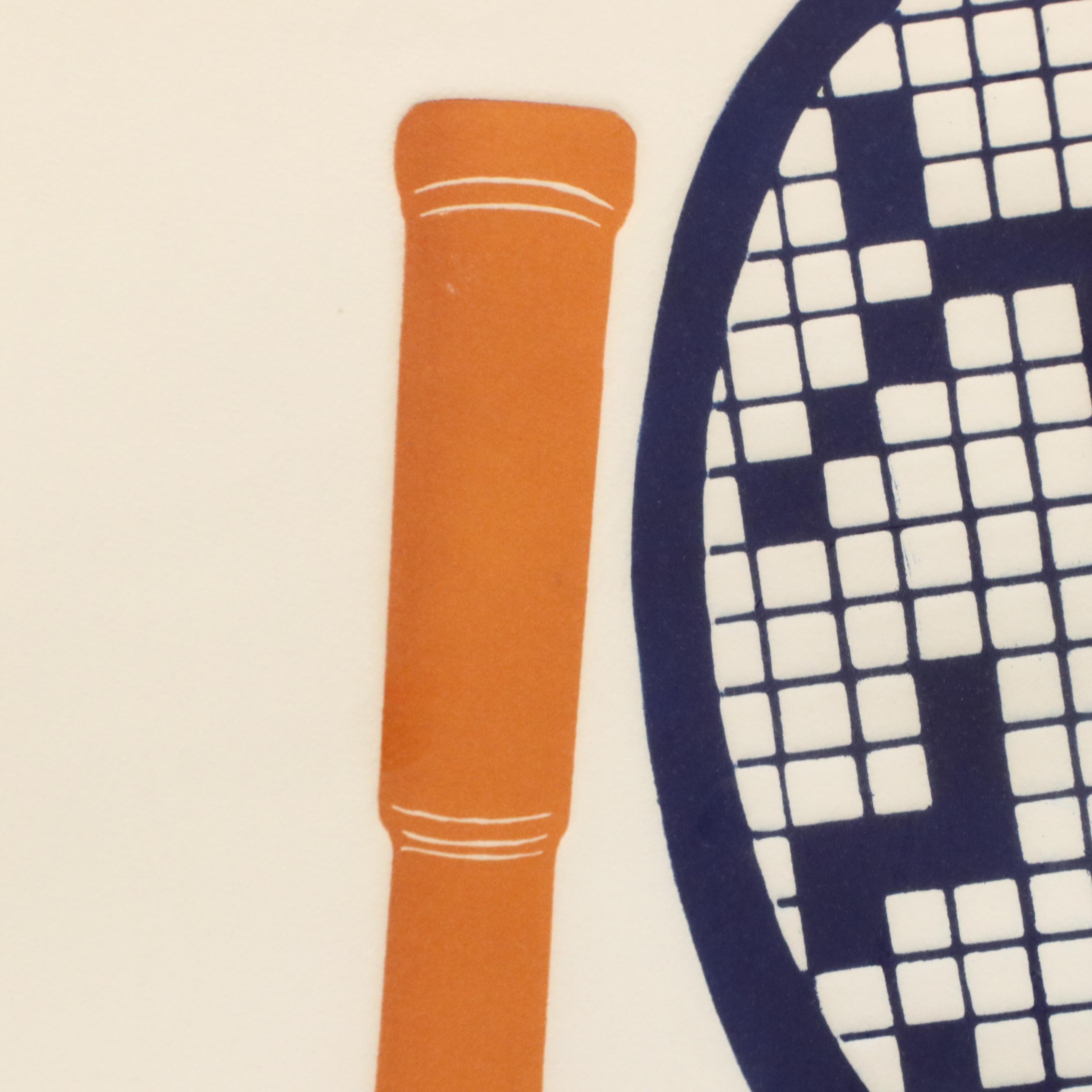 Jean Sariano Color Etching "Rackets"