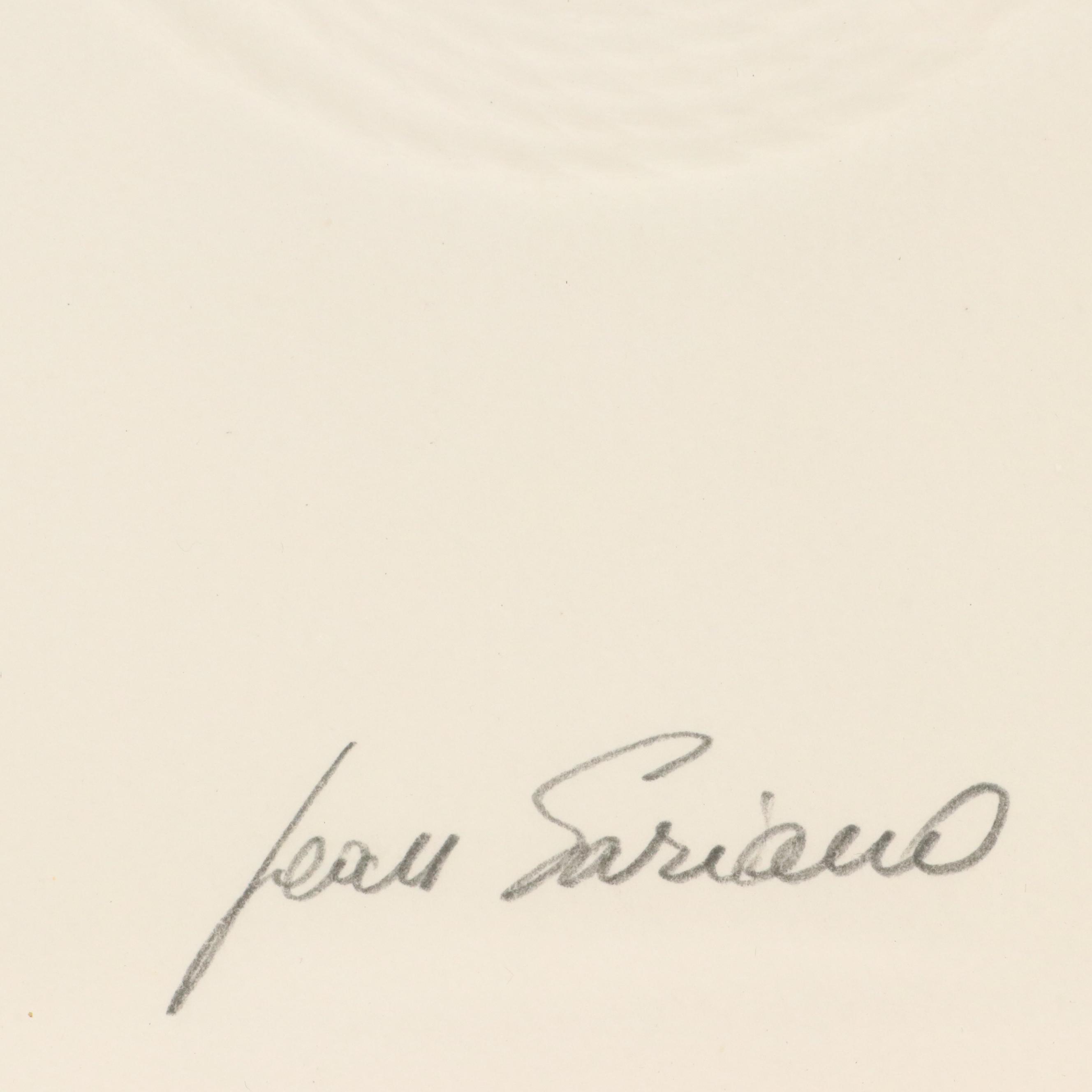 Jean Sariano Color Etching "Rackets"