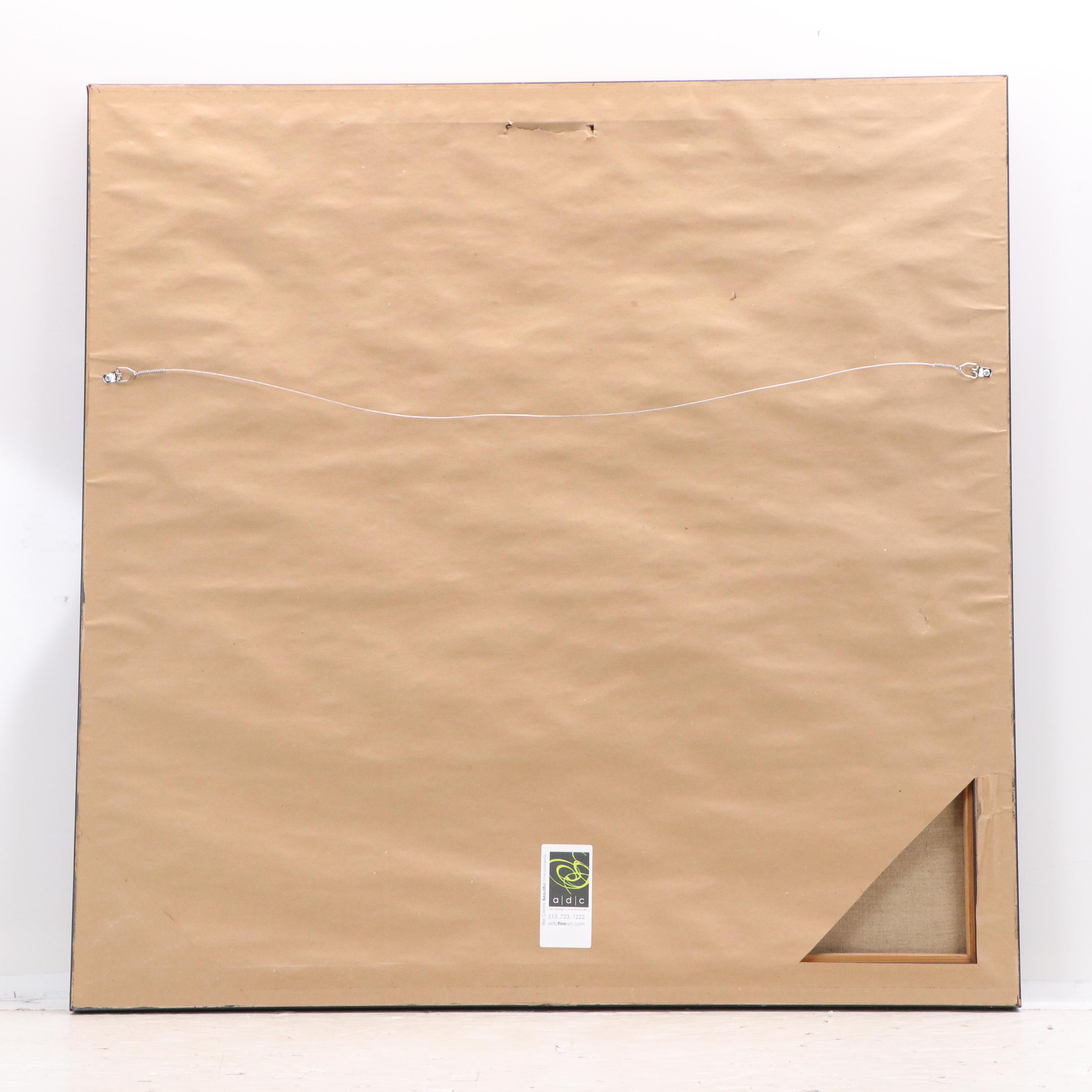 Gerald C. Moore Impressionistic Style Acrylic Painting of Forest