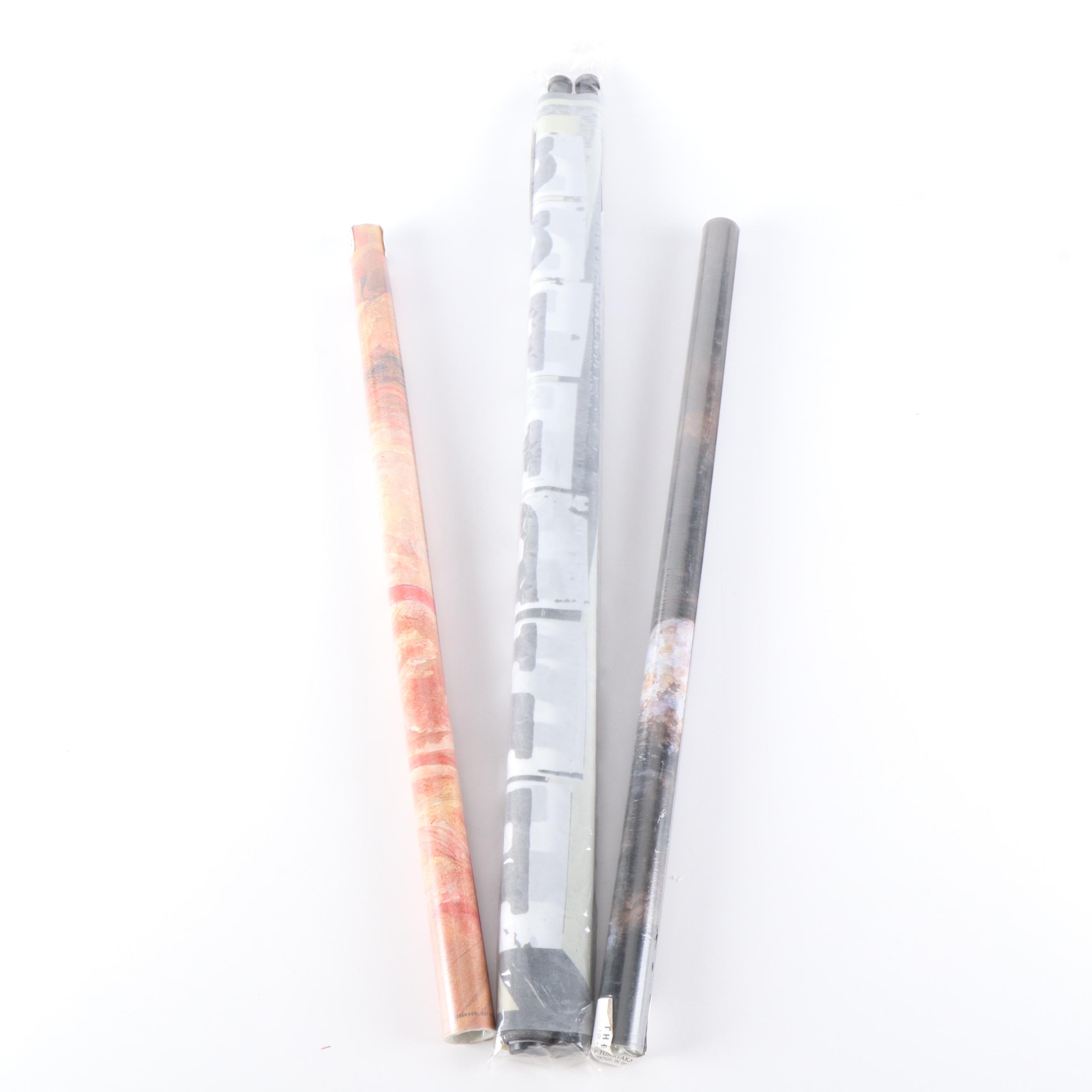 Three Posters By Yoshitaka Amano and Dave McKean of DC Comic's "The Sandman"