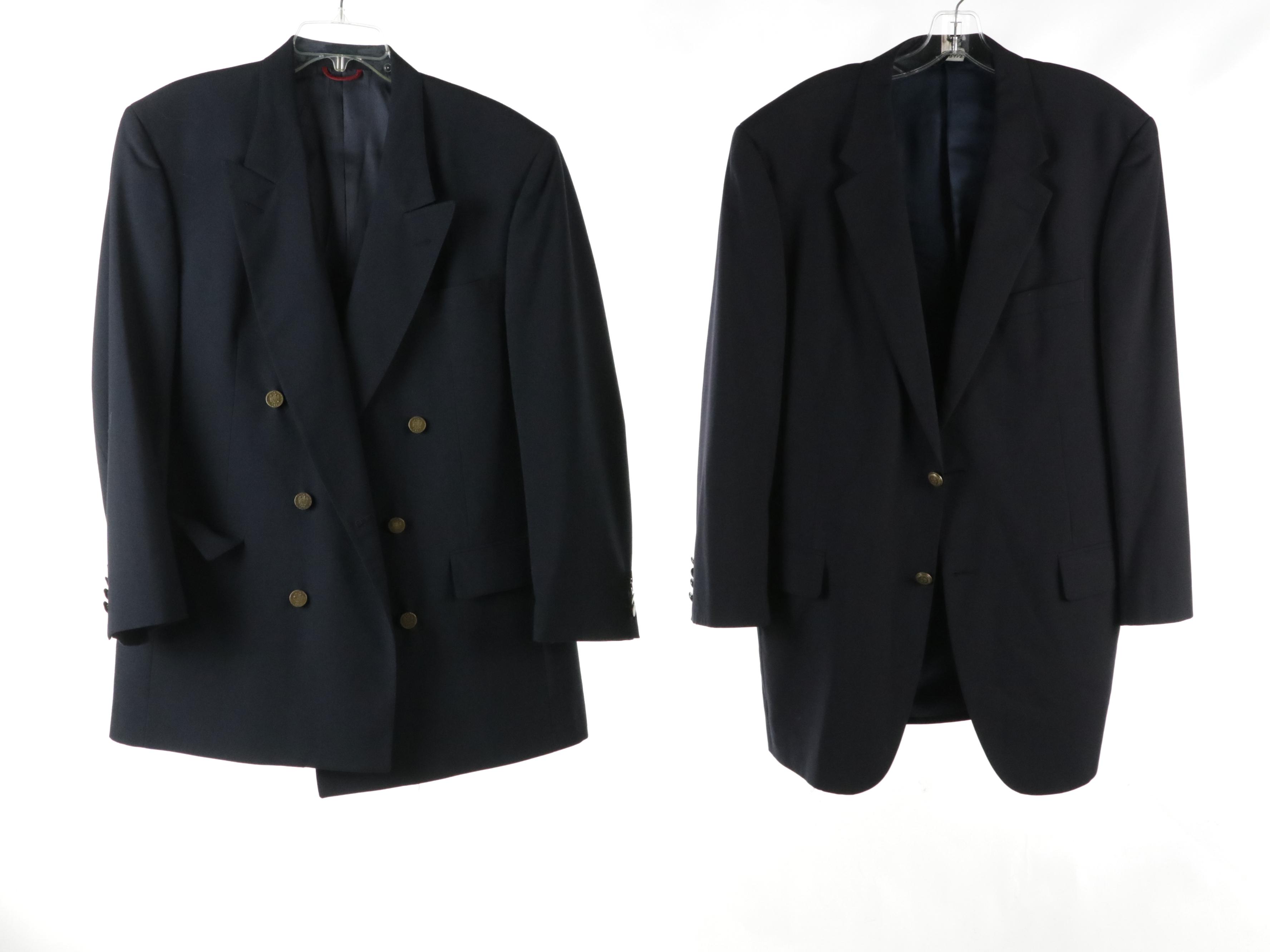 Men's Levy's Worsted Wool and Other Wool Trousers with Jos. A. Bank Wool Blazers