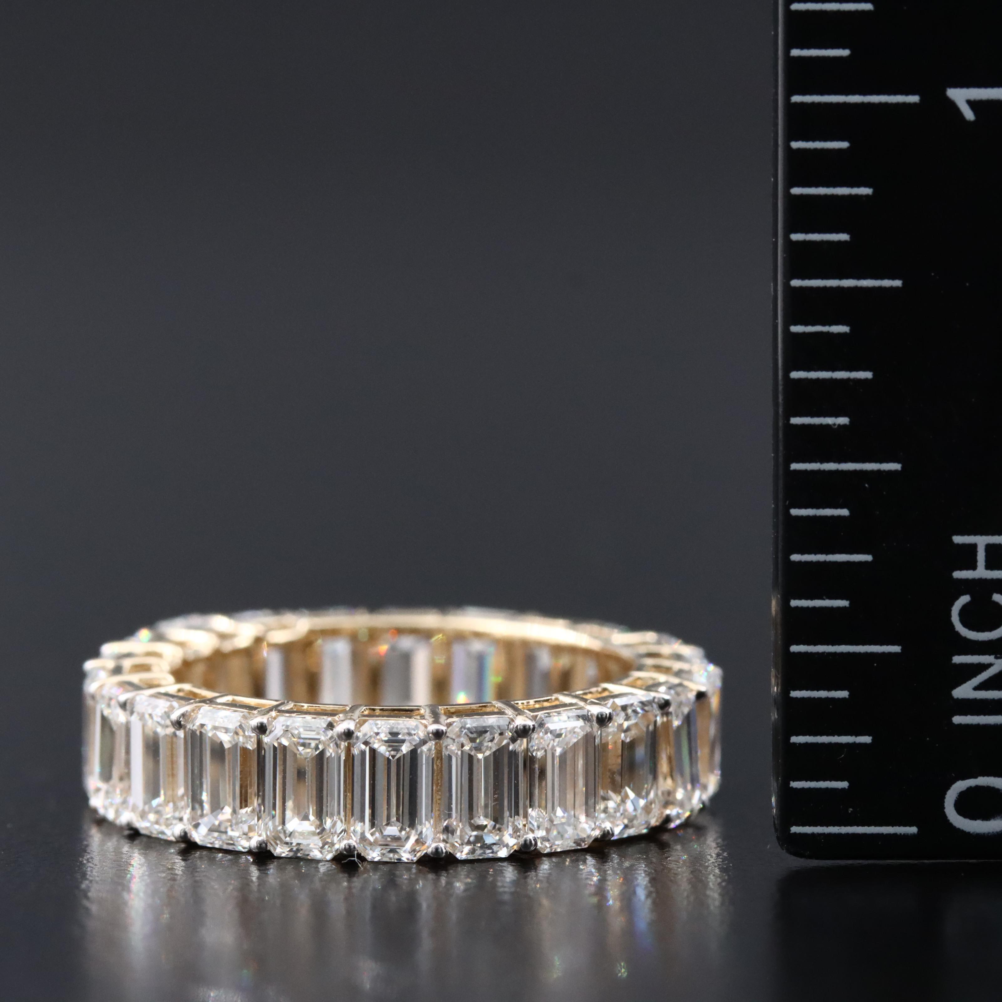 14K 7.08 CTW Lab Grown Diamond Eternity Band