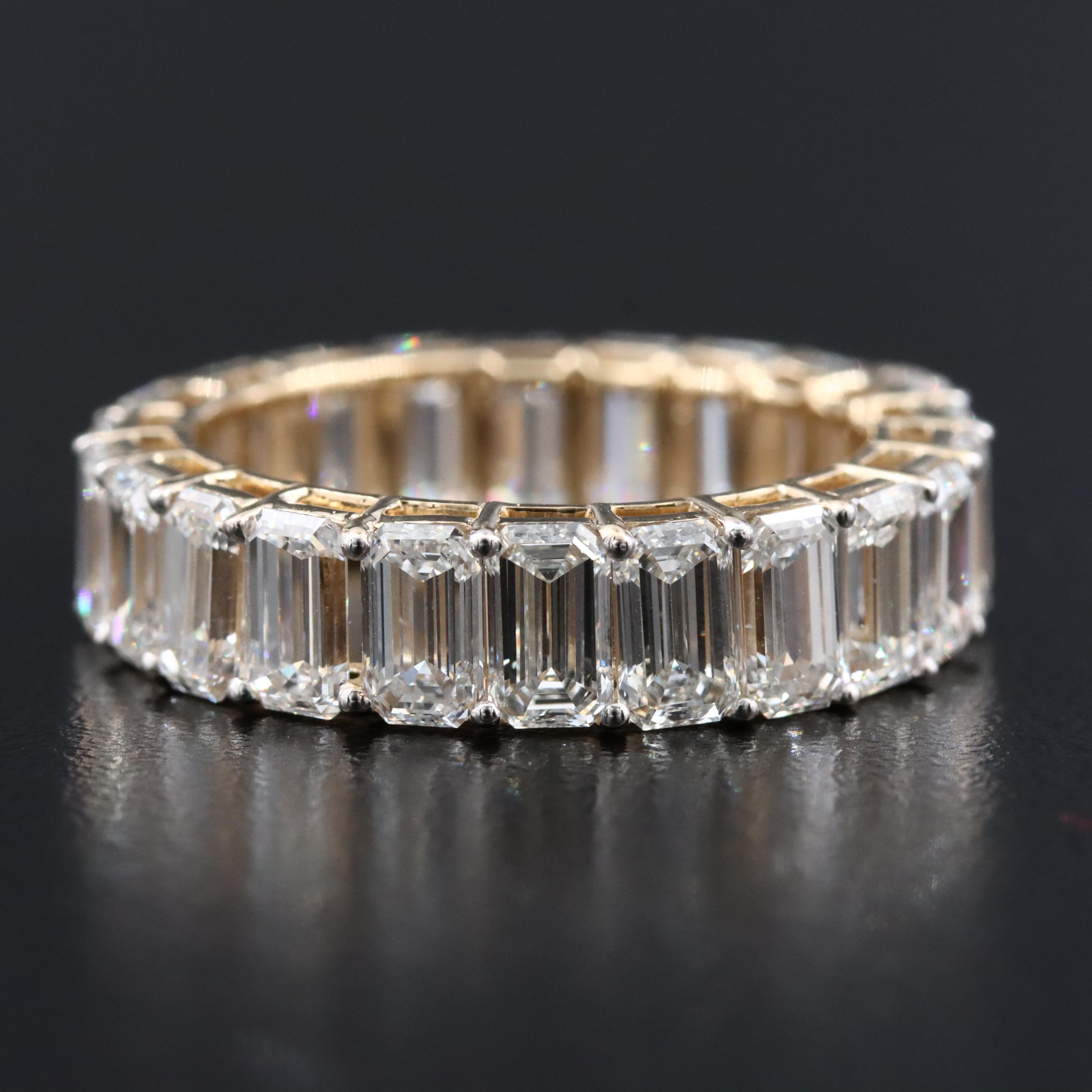 14K 7.08 CTW Lab Grown Diamond Eternity Band