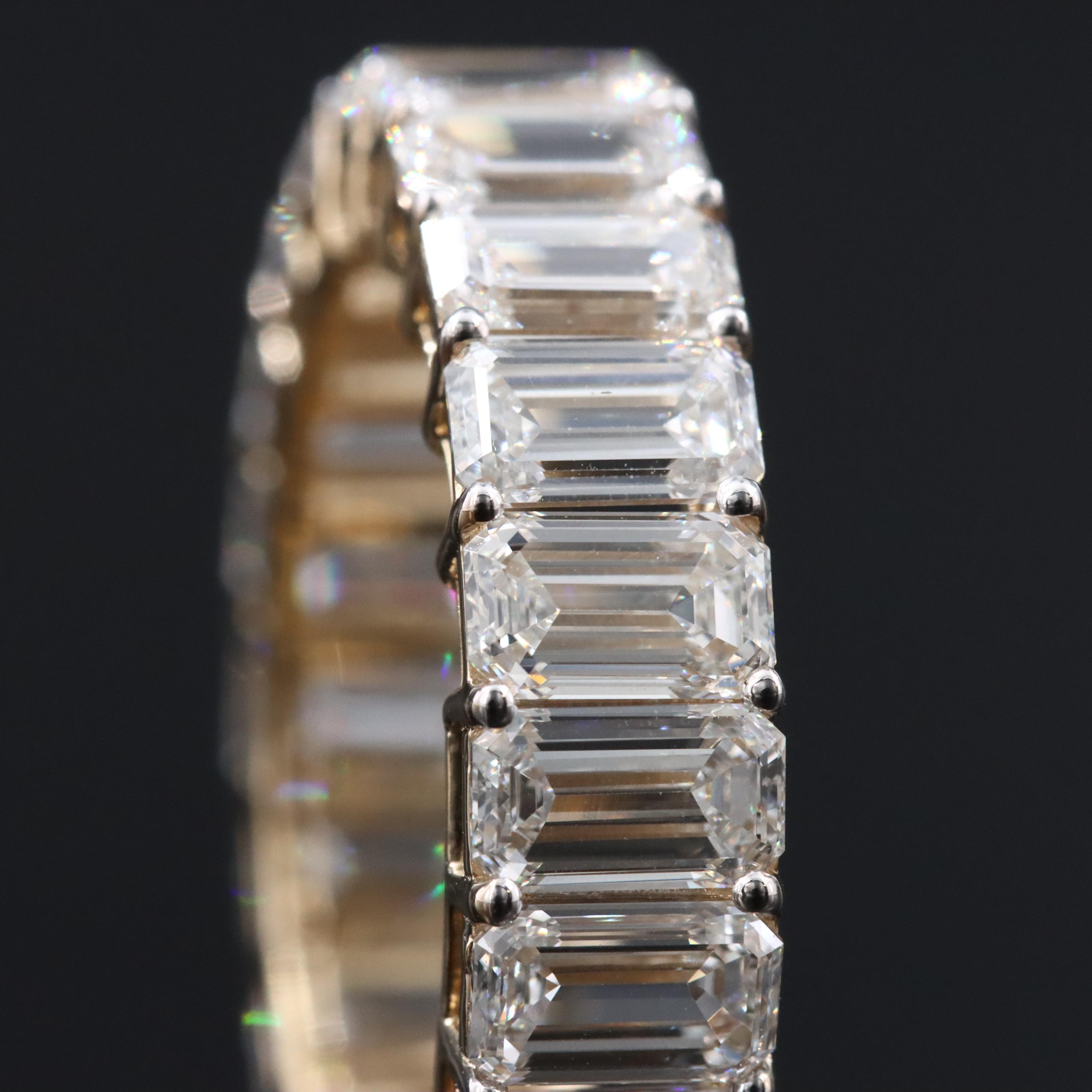14K 7.08 CTW Lab Grown Diamond Eternity Band