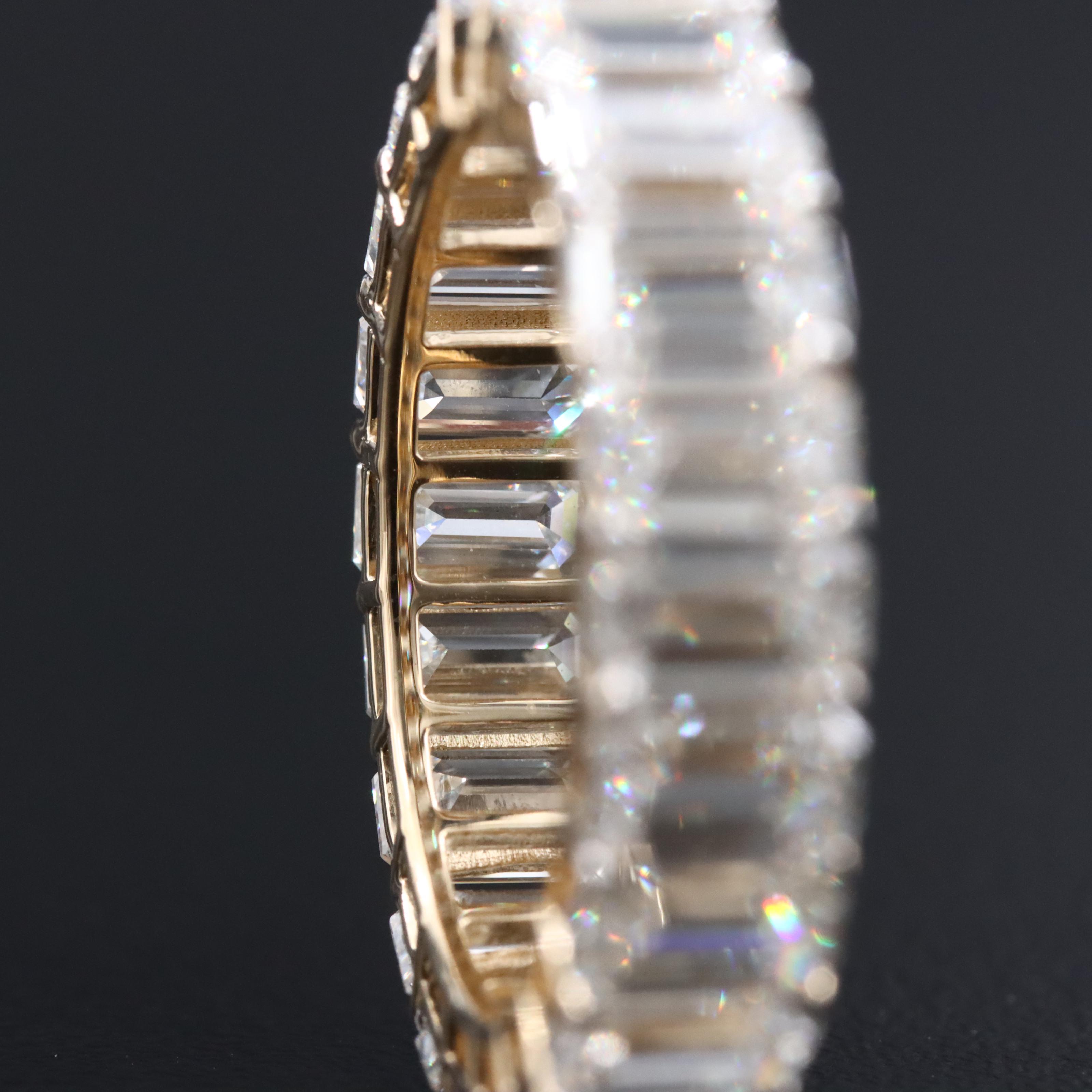 14K 7.08 CTW Lab Grown Diamond Eternity Band
