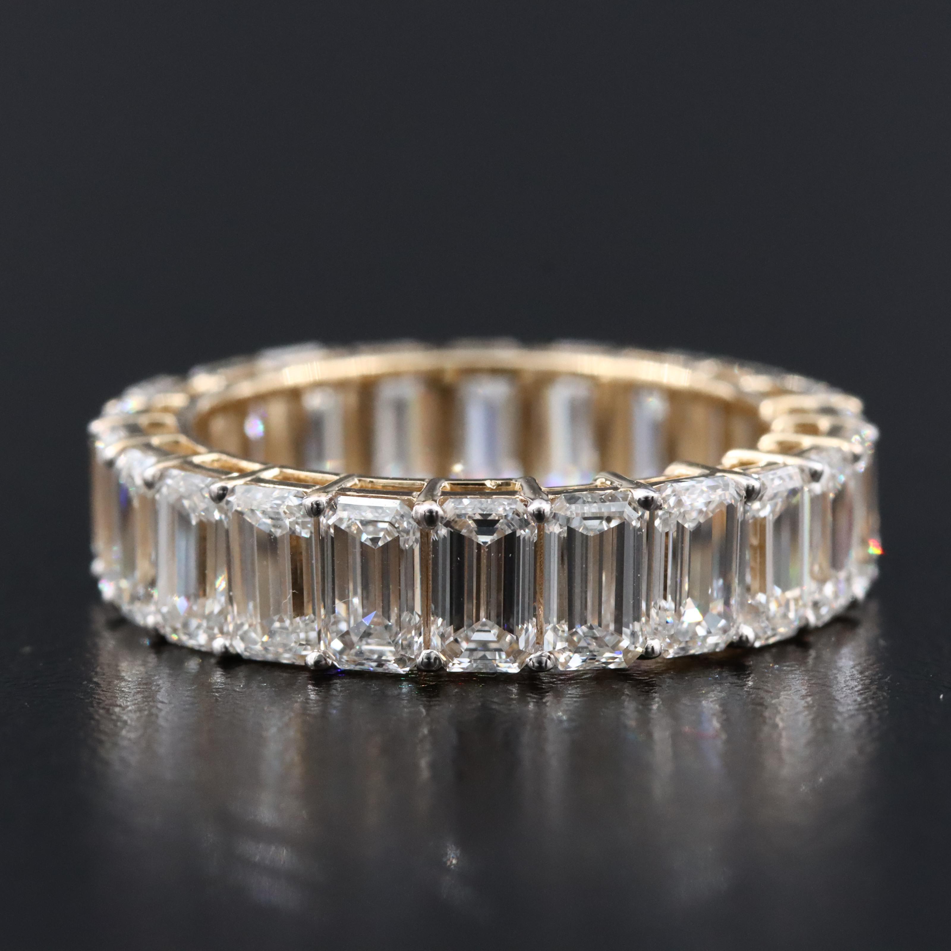 14K 7.08 CTW Lab Grown Diamond Eternity Band