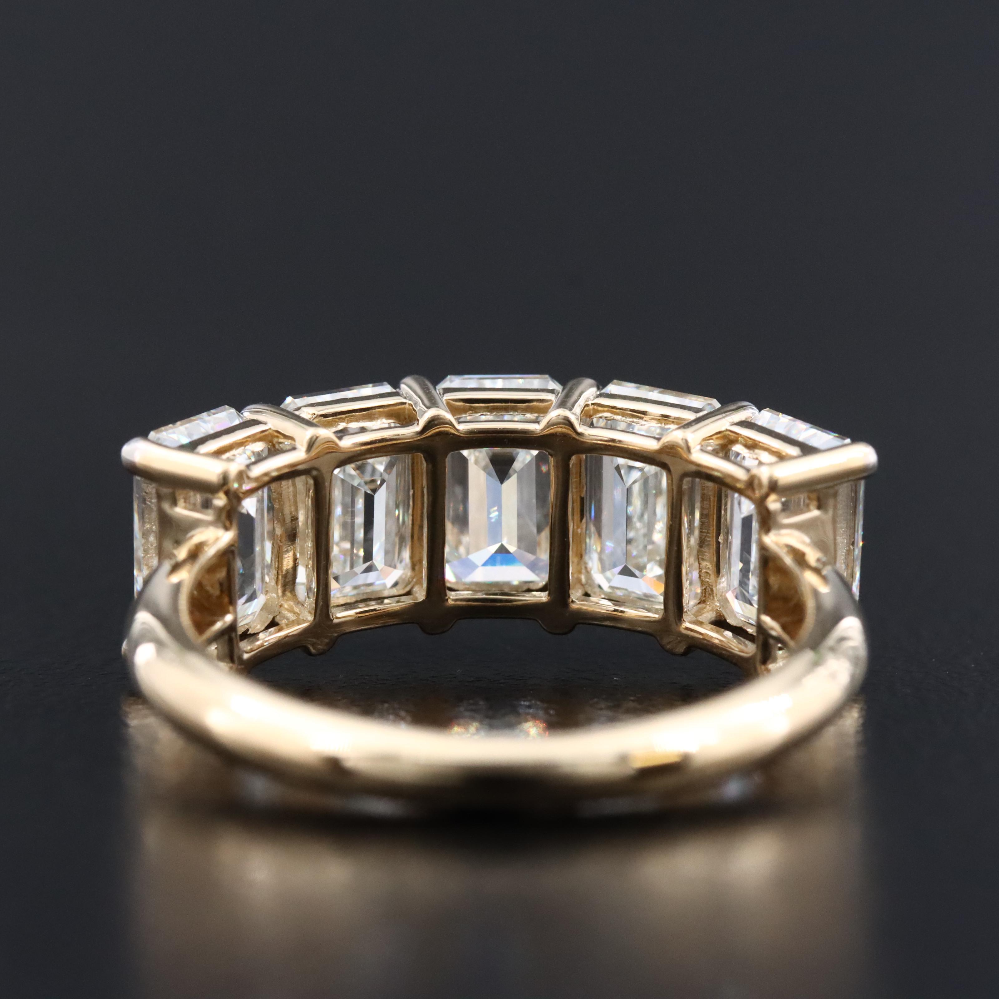 14K 5.47 CTW Lab Grown Diamond Ring