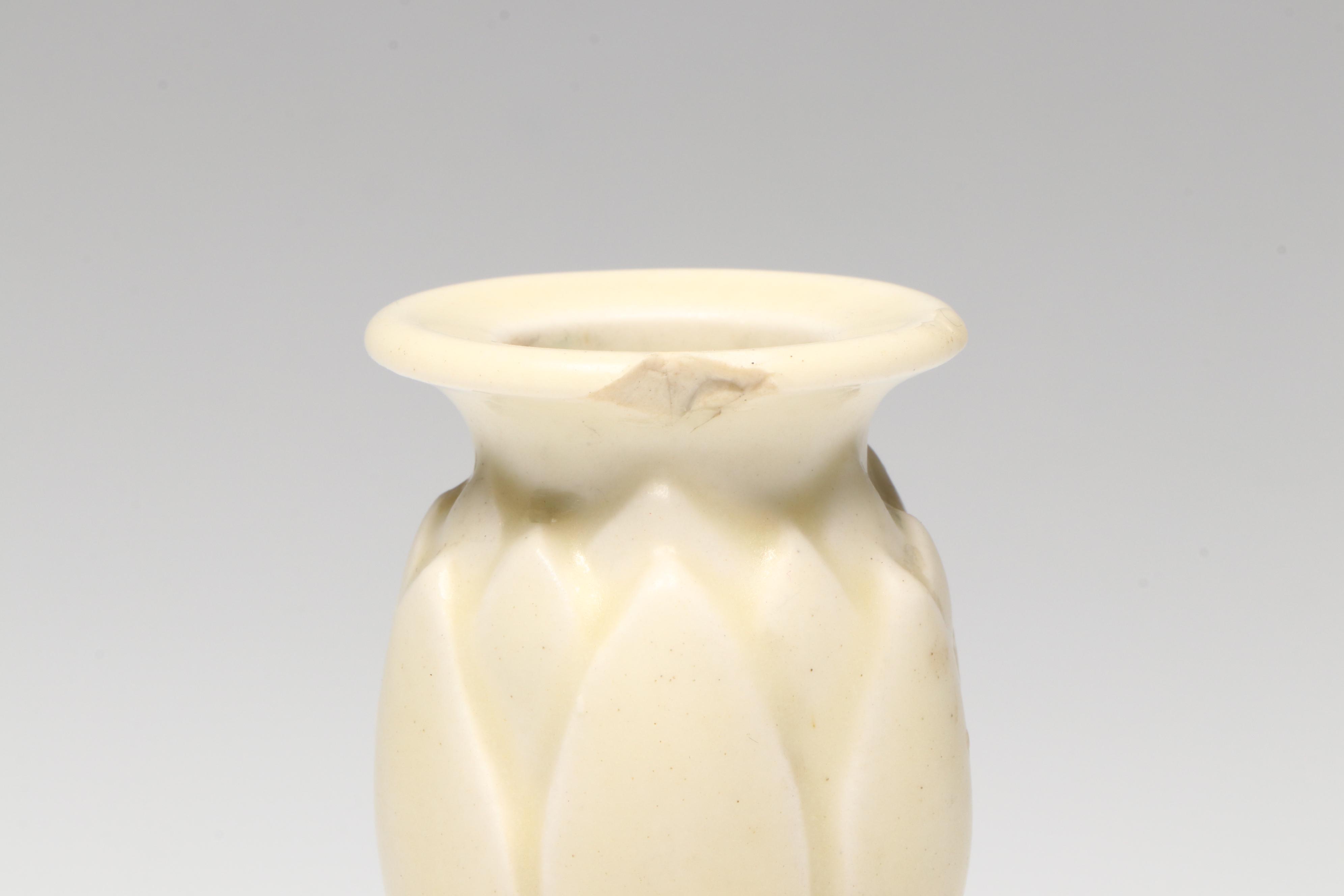 Rookwood Pottery Art Deco Style Bowl and Lotus Candle Holder, 1920s