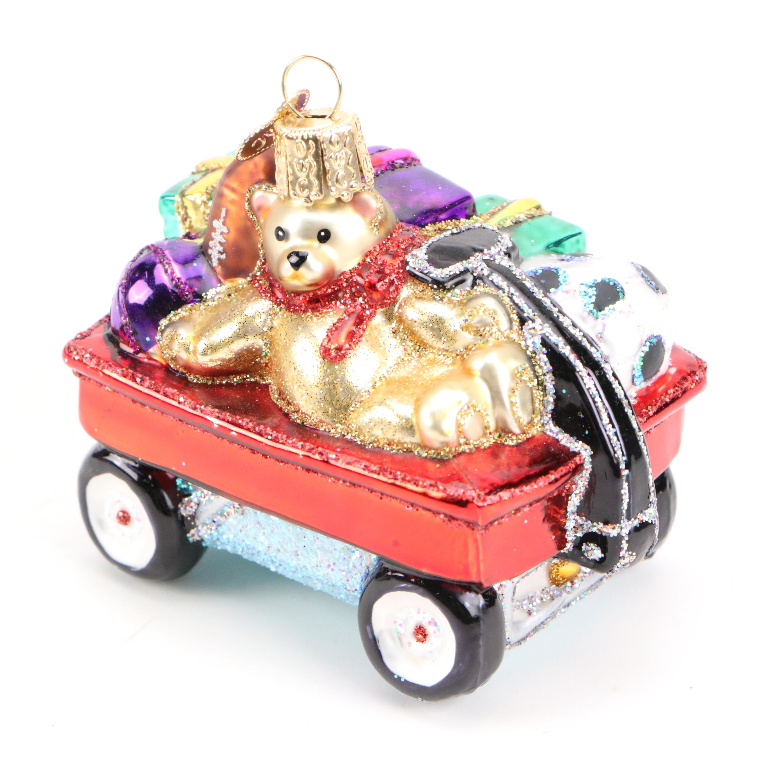 Old World Christmas "Christmas Morning Tree" and Other Glass Ornaments