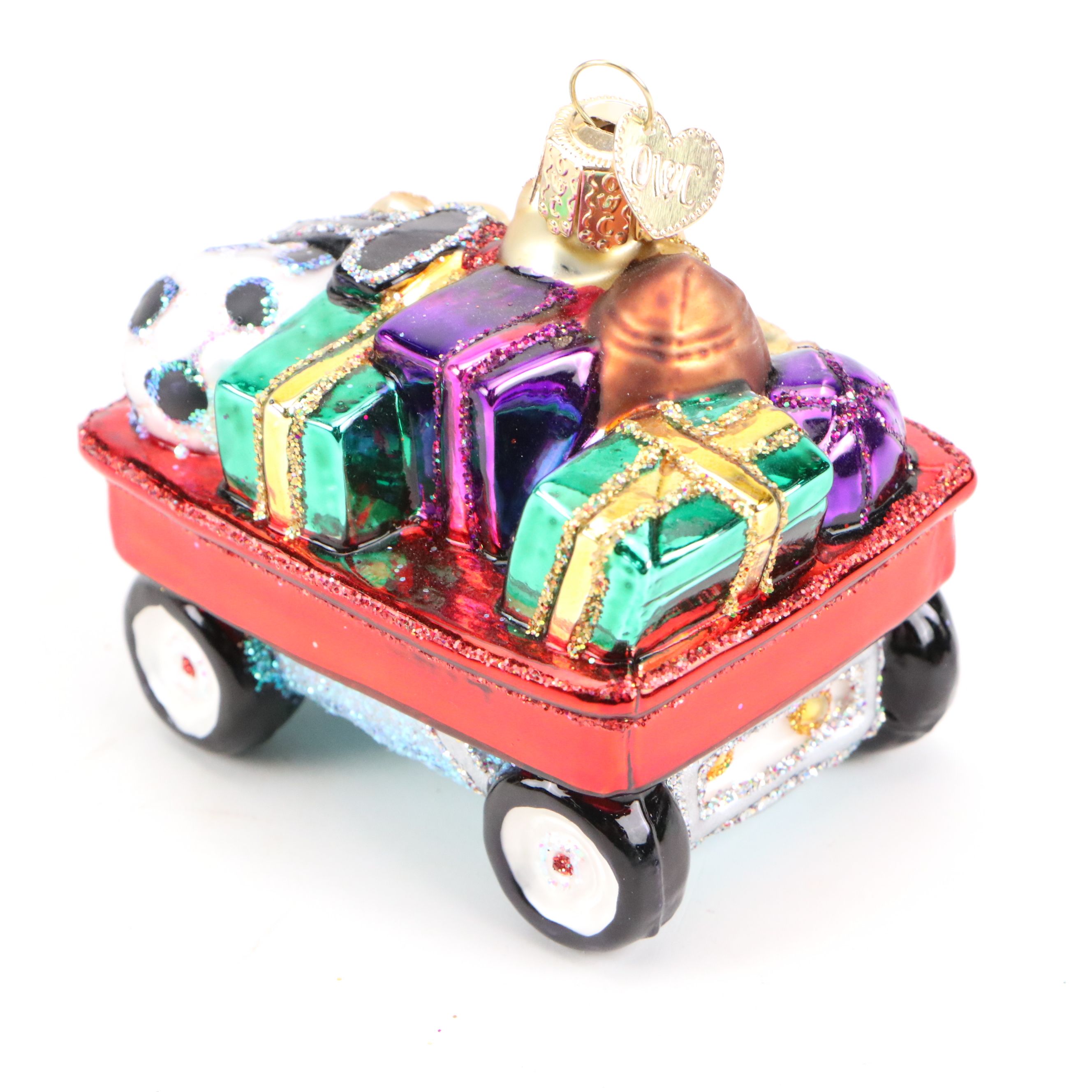 Old World Christmas "Christmas Morning Tree" and Other Glass Ornaments