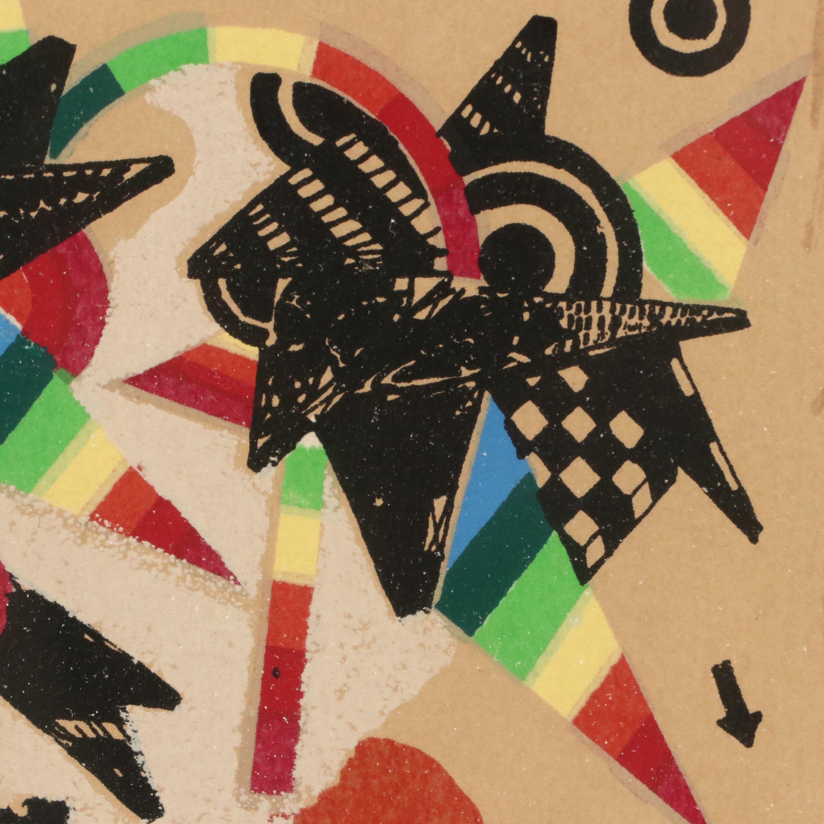 Georges Dussau Serigraph "Mythology," Circa 1979