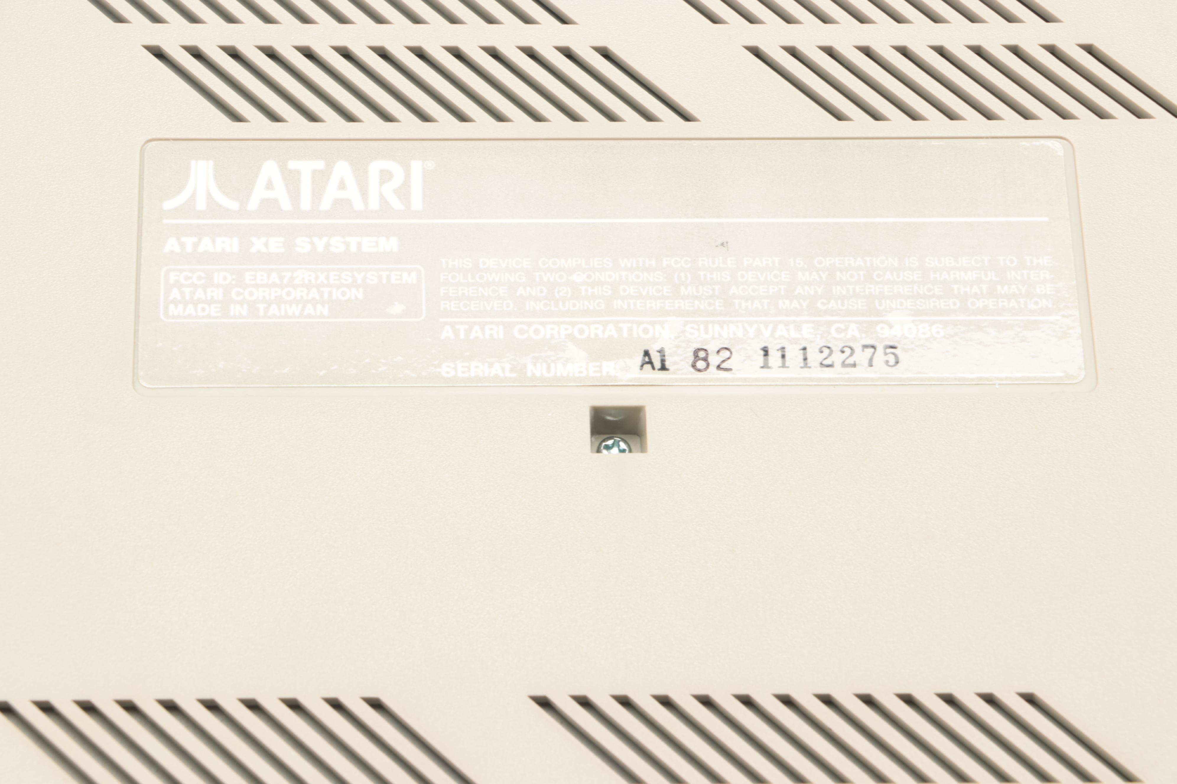 Atari XE Video Game System, Late 20th Century